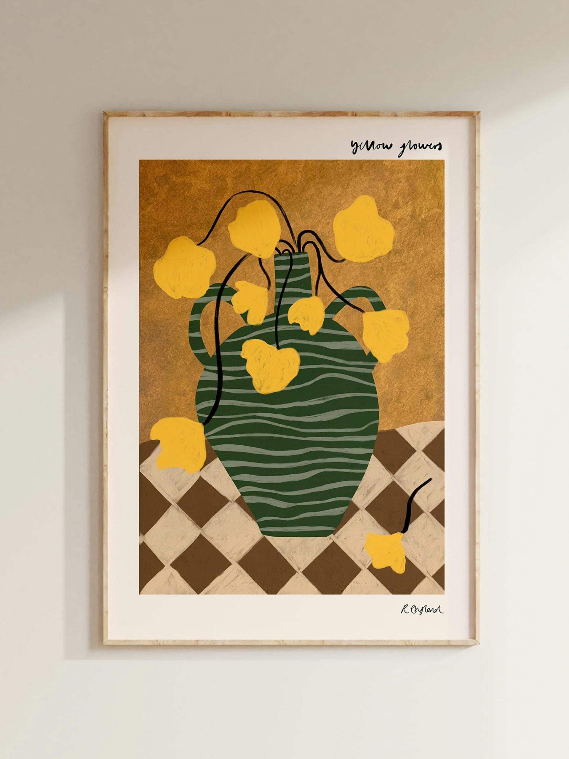 Yellow Flowers fine art print