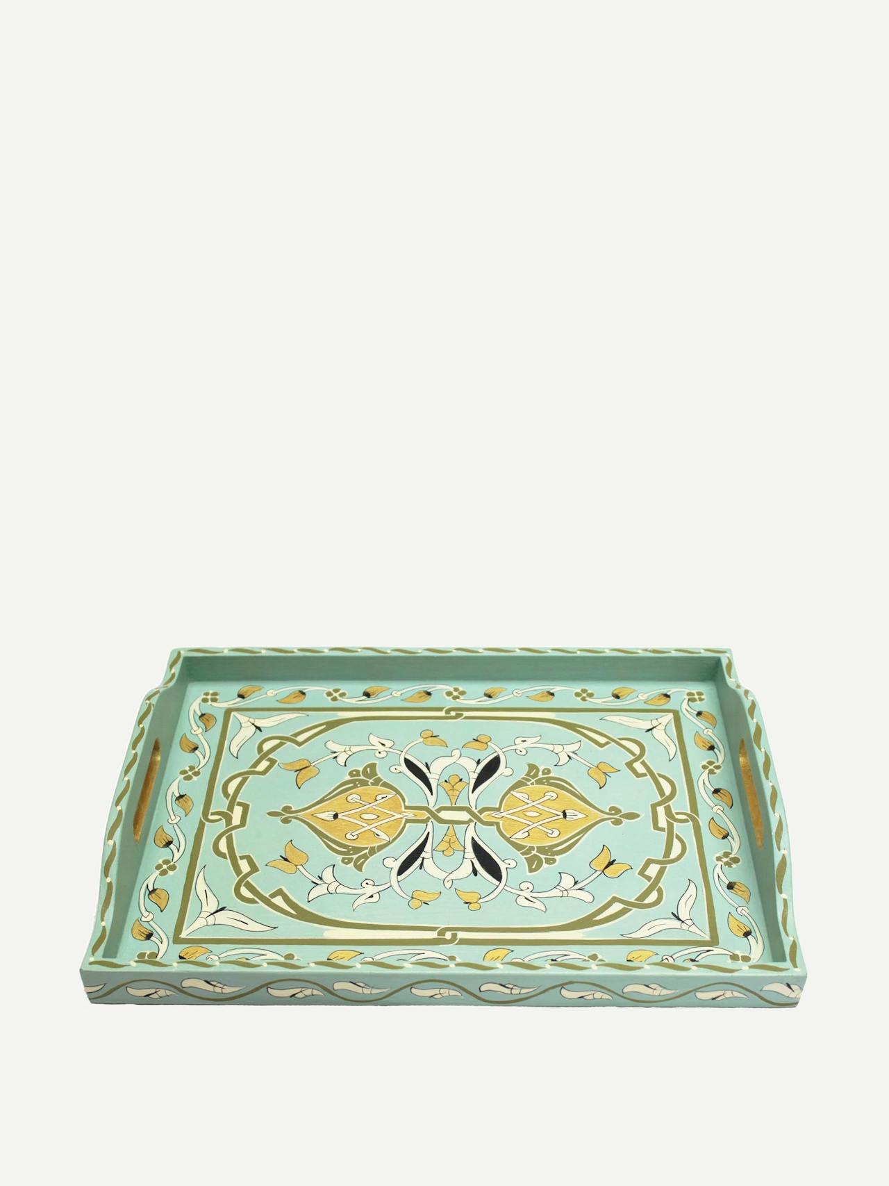 Majorelle tray in Blue Sage