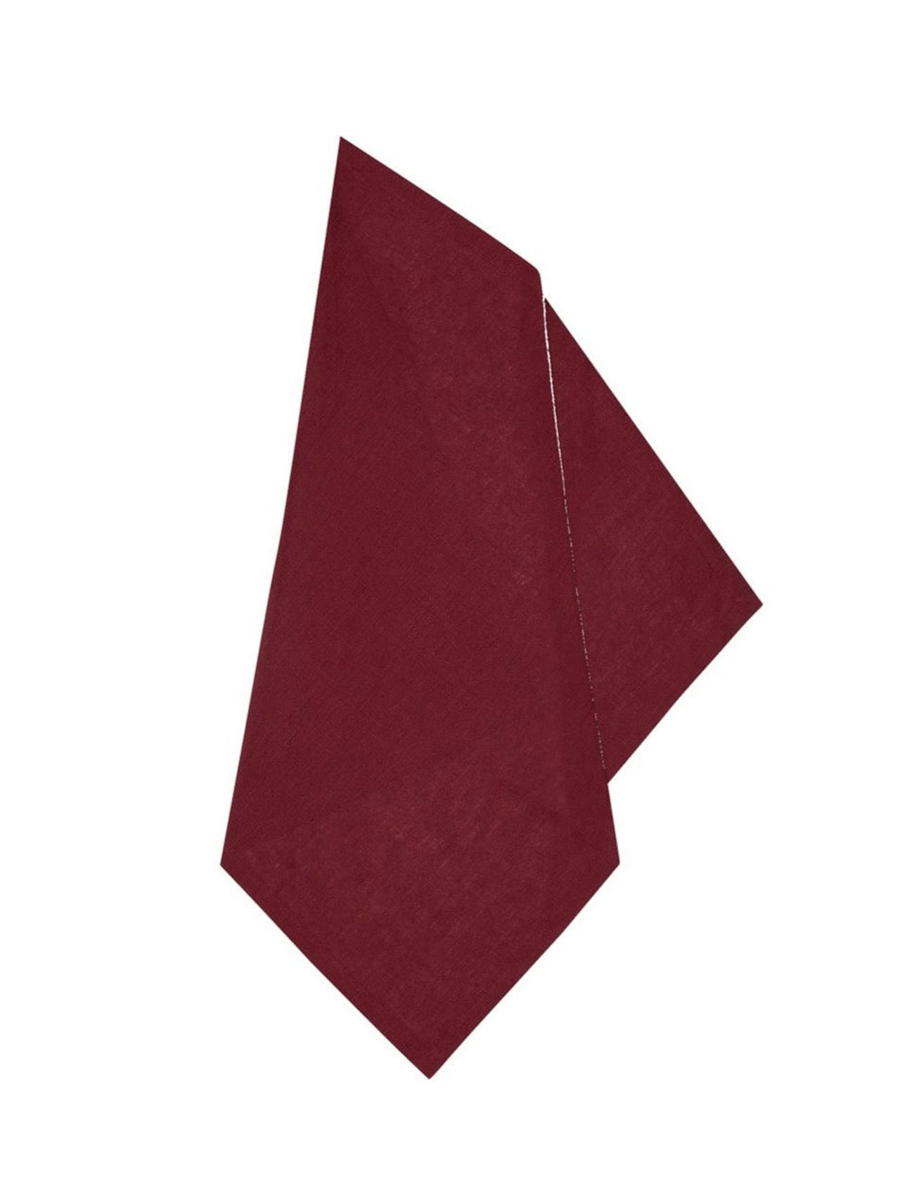 Deep red napkins, set of 4