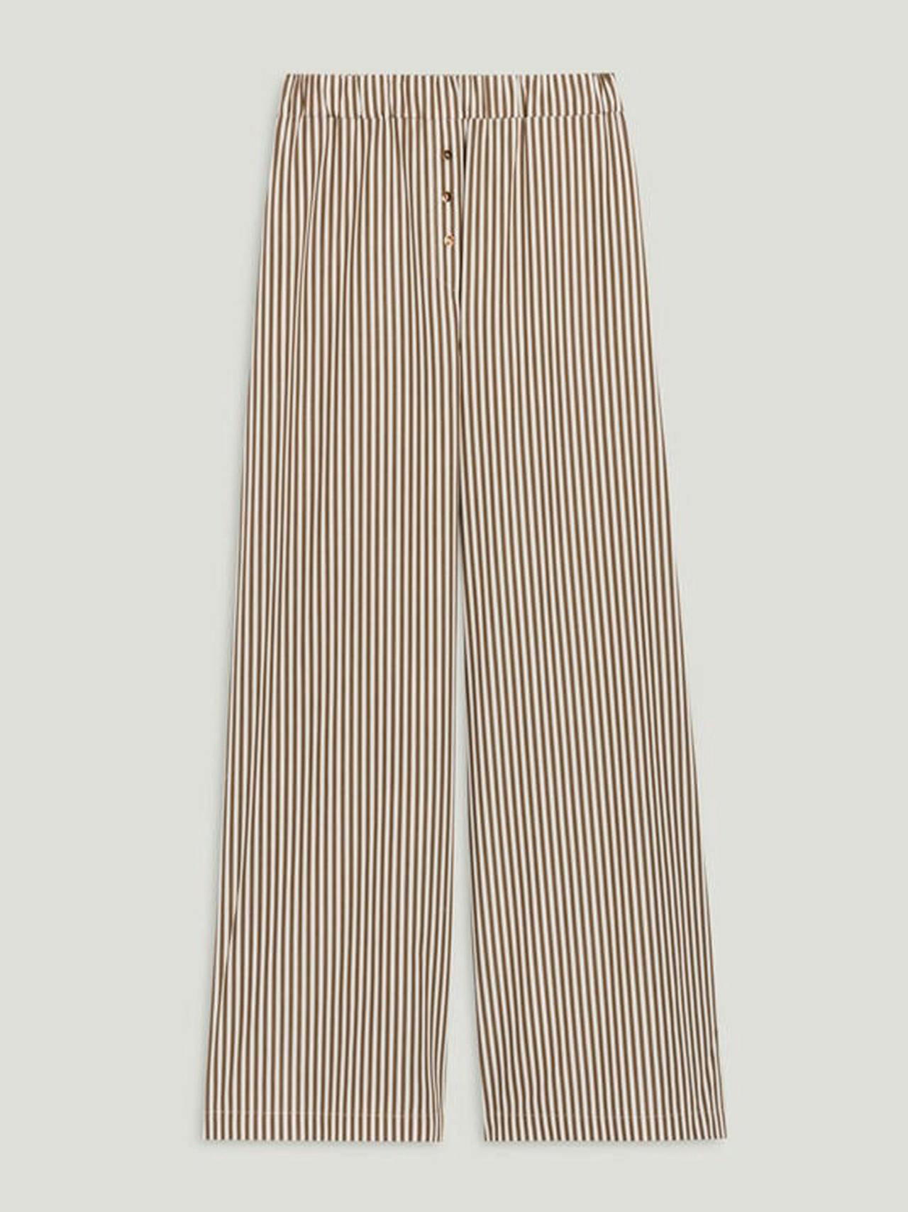 Bronze striped trousers