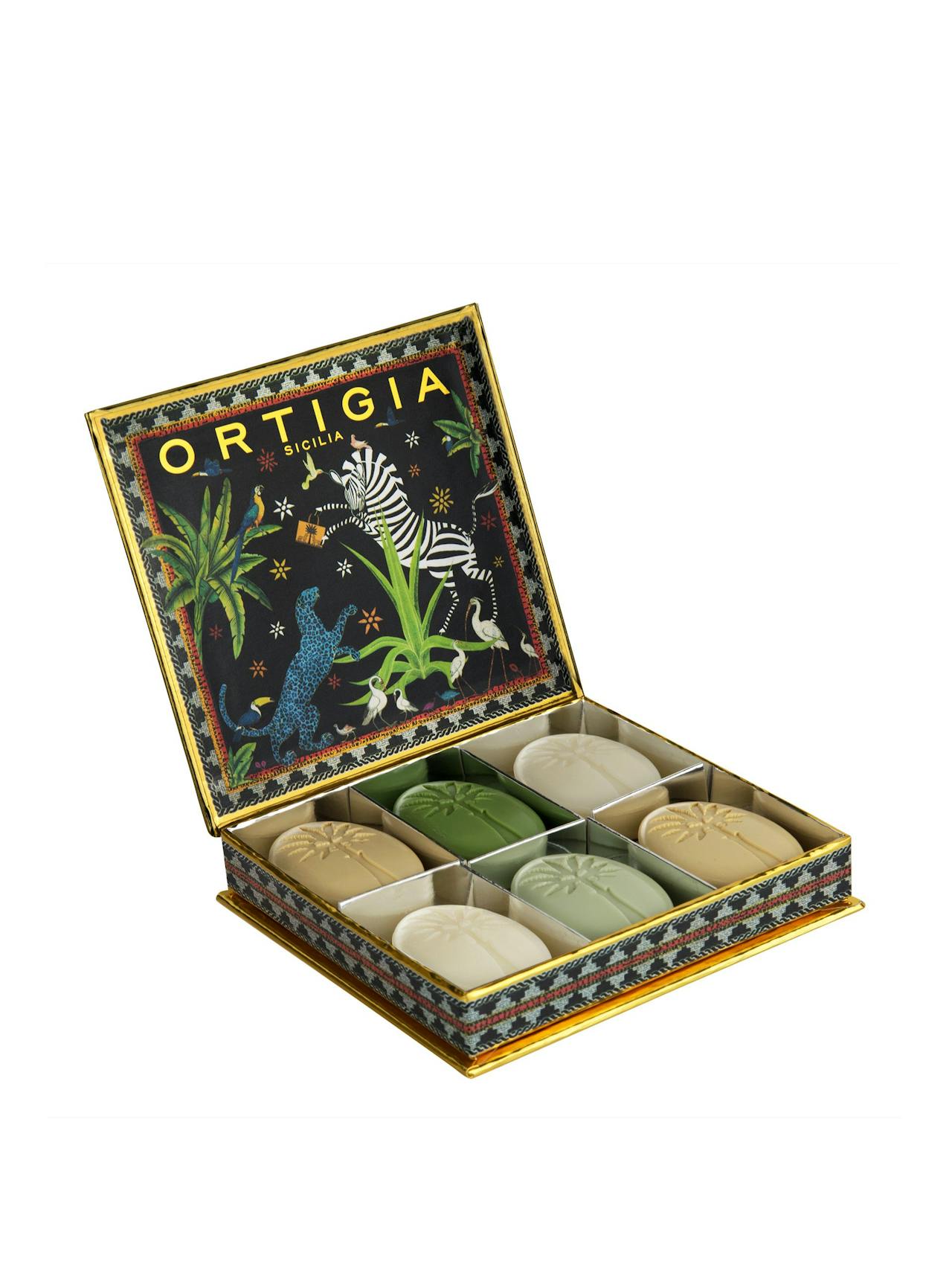 Ortigia sicilia jungle olive oil soaps (set of 6)