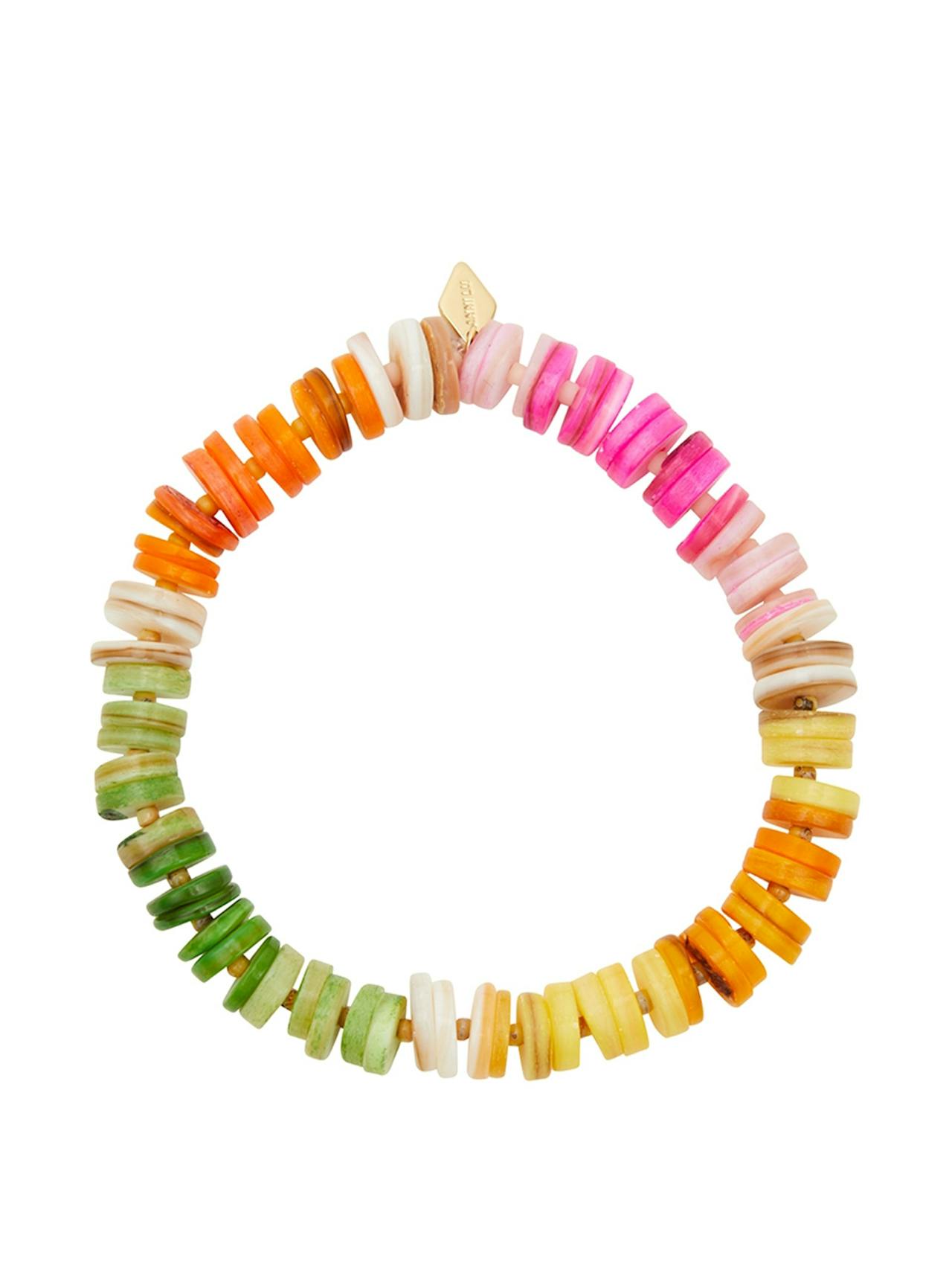 Multicolour beaded bracelet