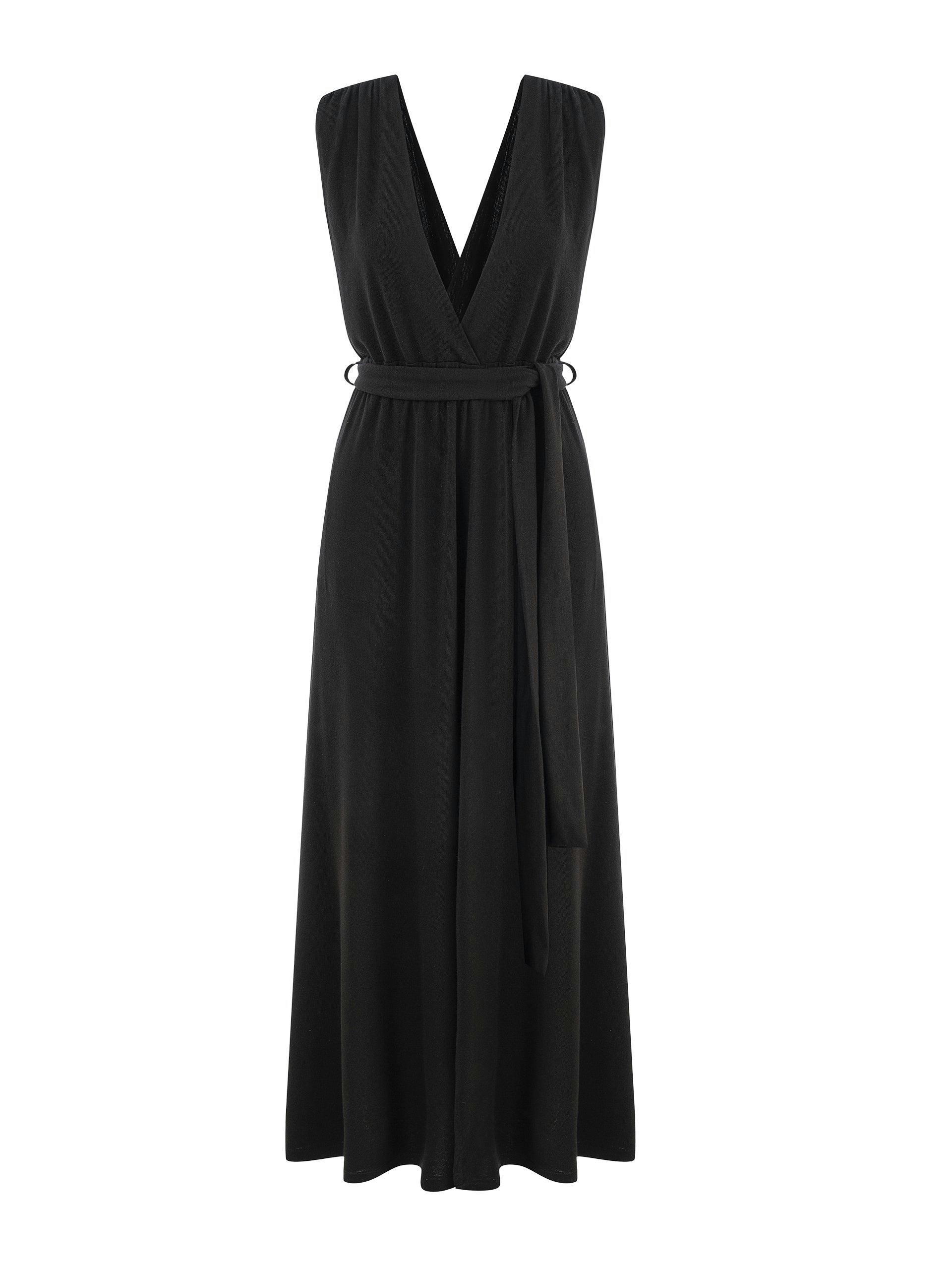 Black multiway maxi dress