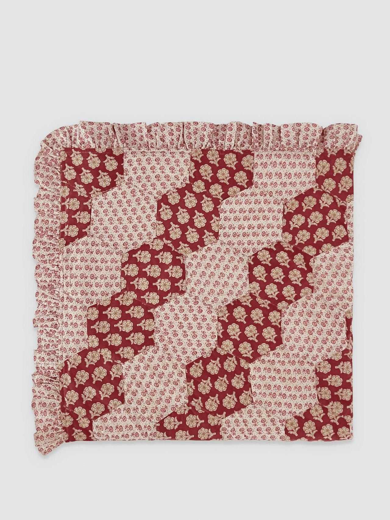 Hexagon patchwork blanket