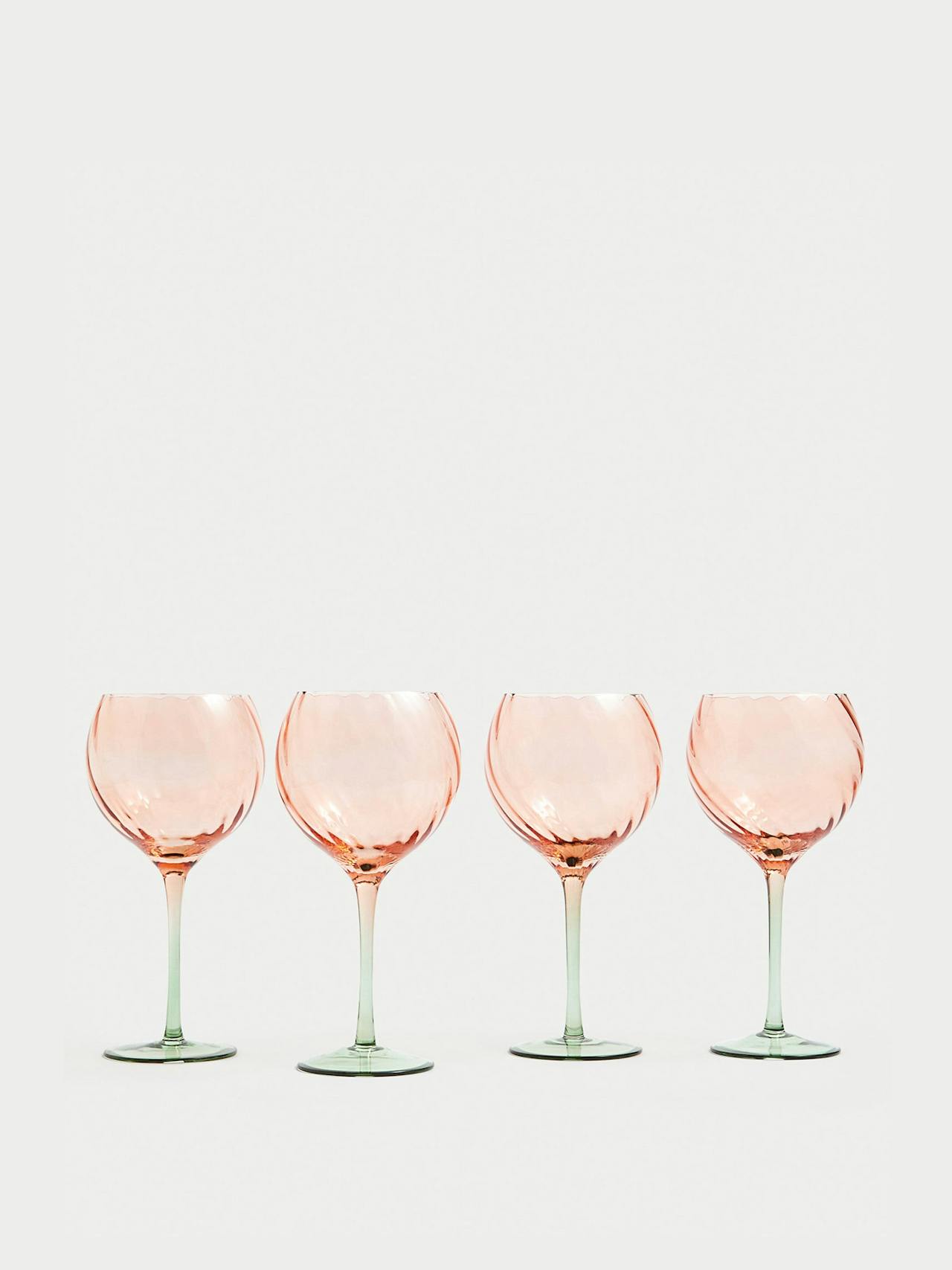 Two tone gin glasses (set of 4)