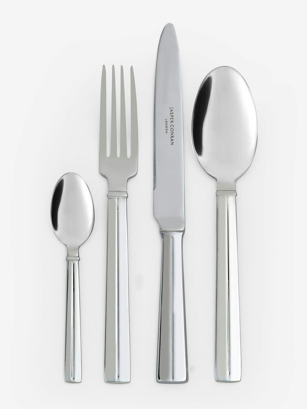 Fluted cutlery set (16-piece)