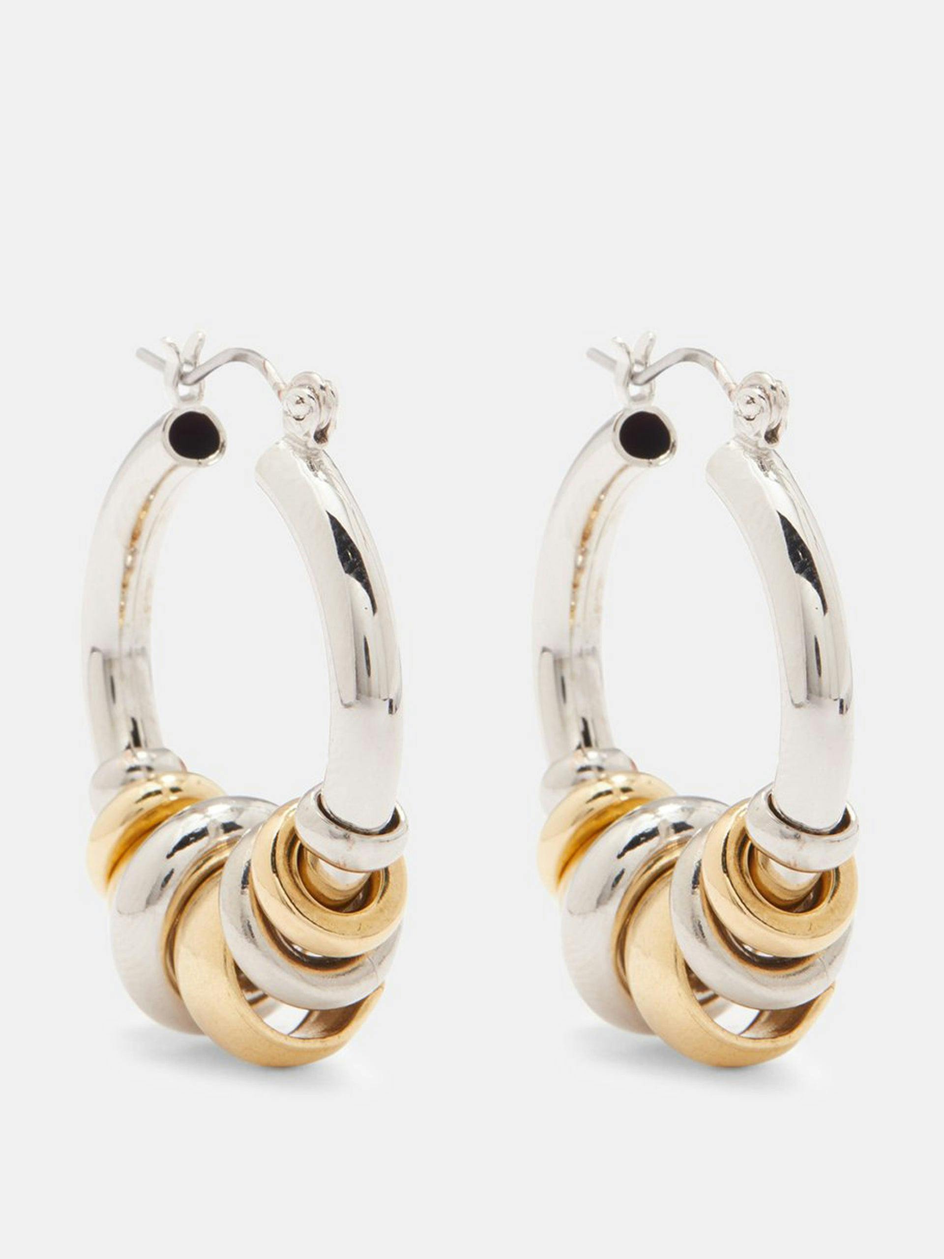 Radda platinum gold-plated earrings