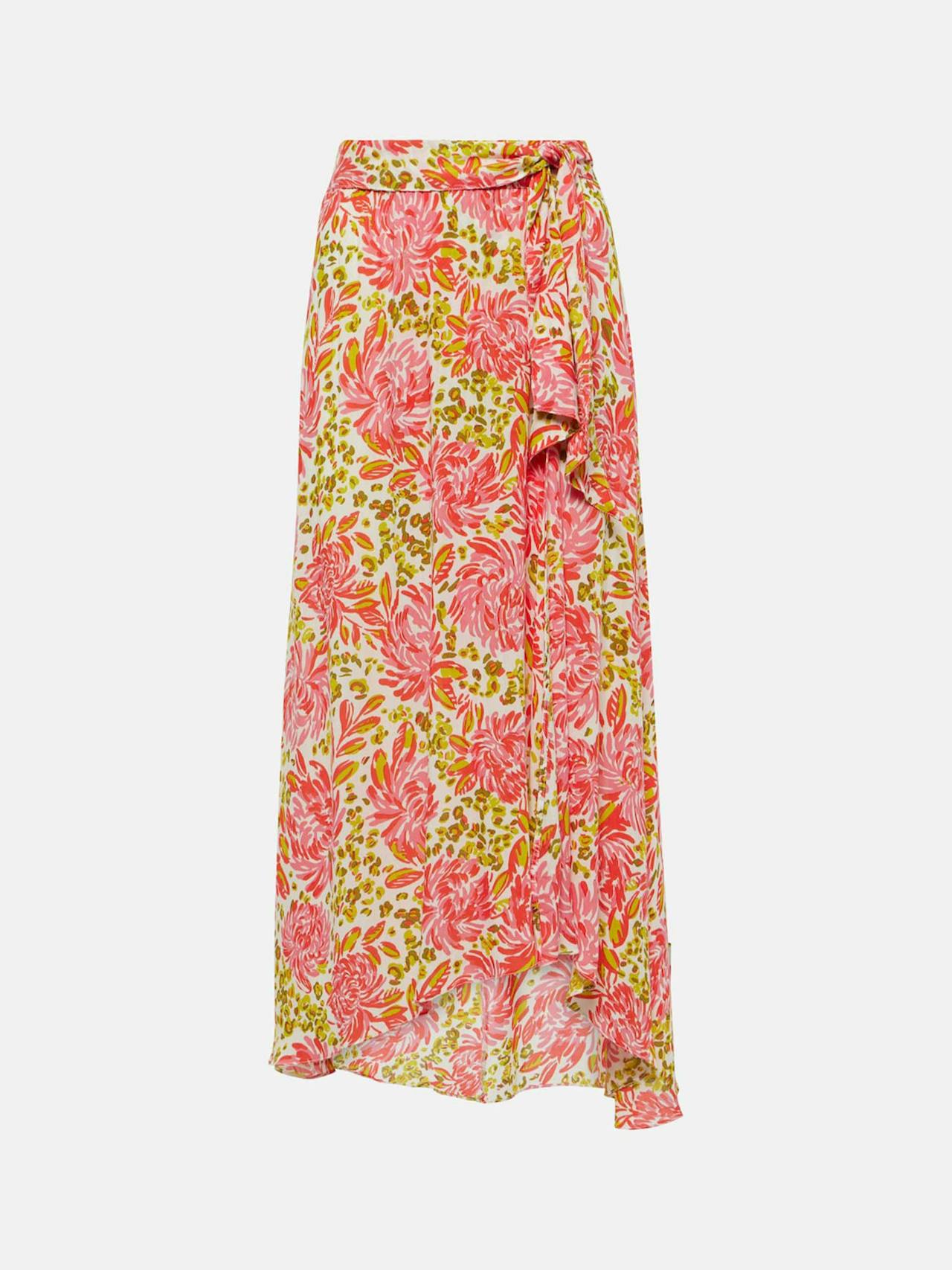 Bilitis floral wrap skirt