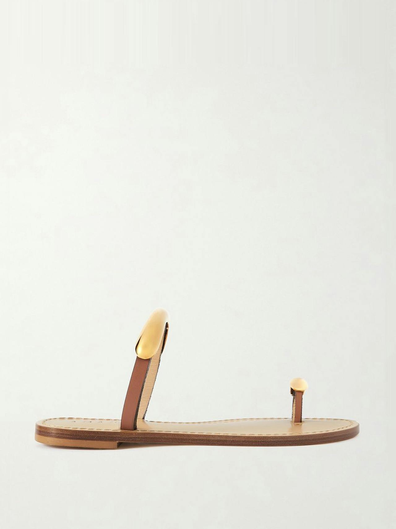 Sambaru embellished leather sandals