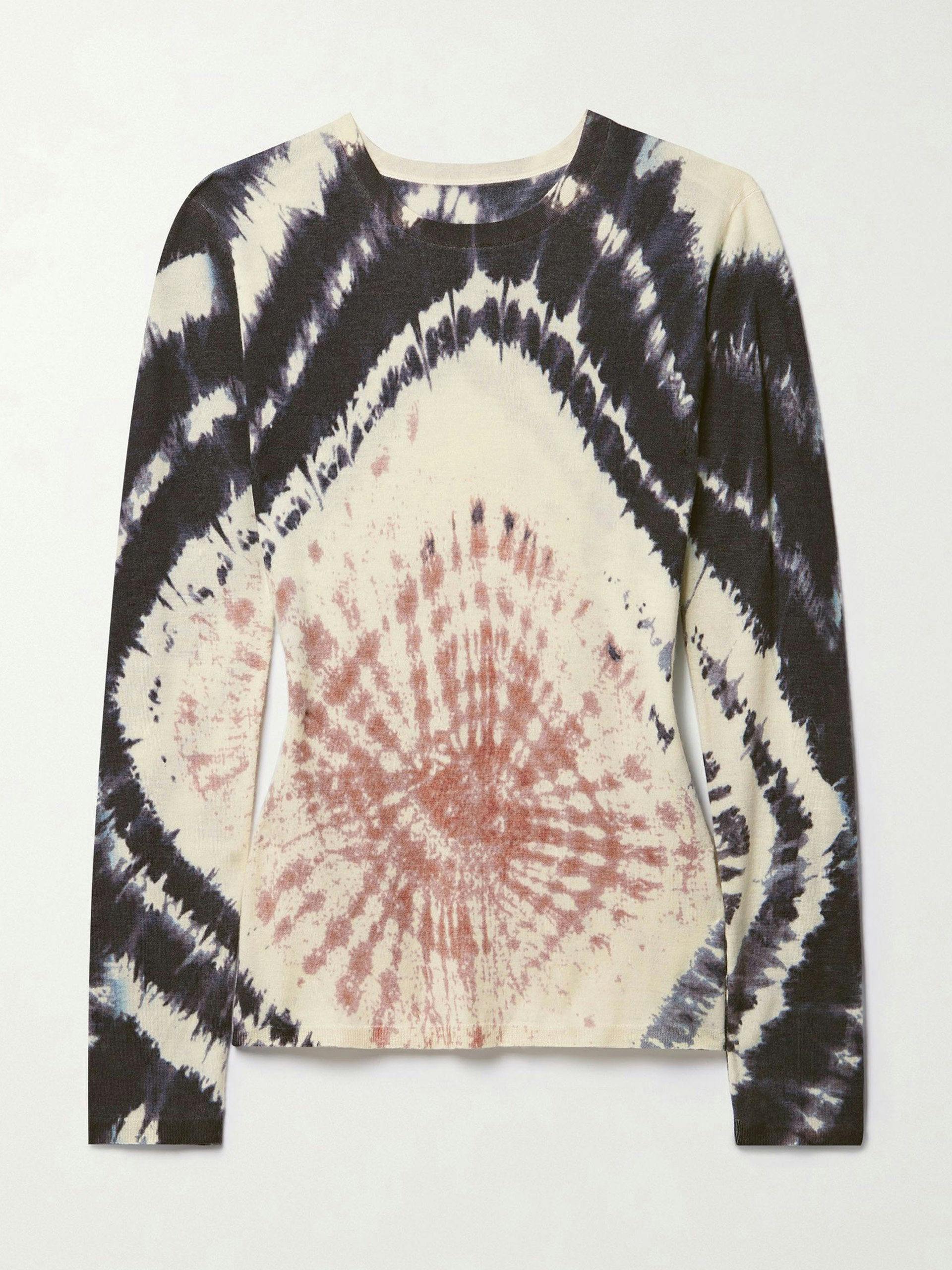 Miller tie-dyed cashmere sweater