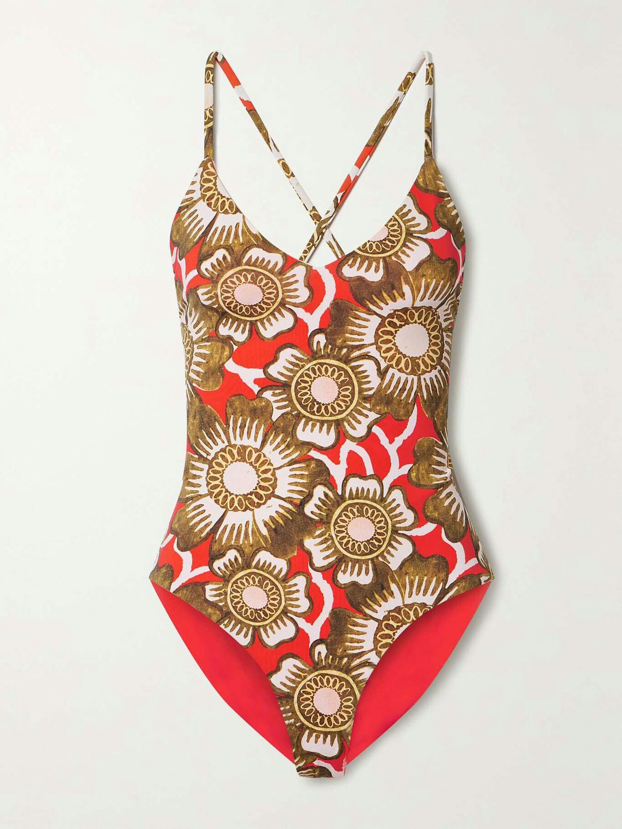 Emma floral-print swimsuit