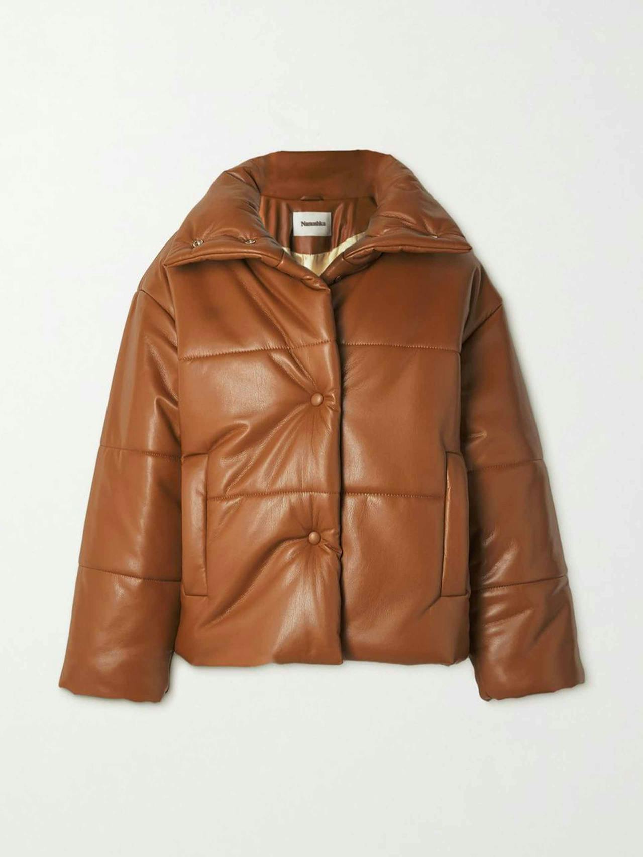 Brown padded jacket