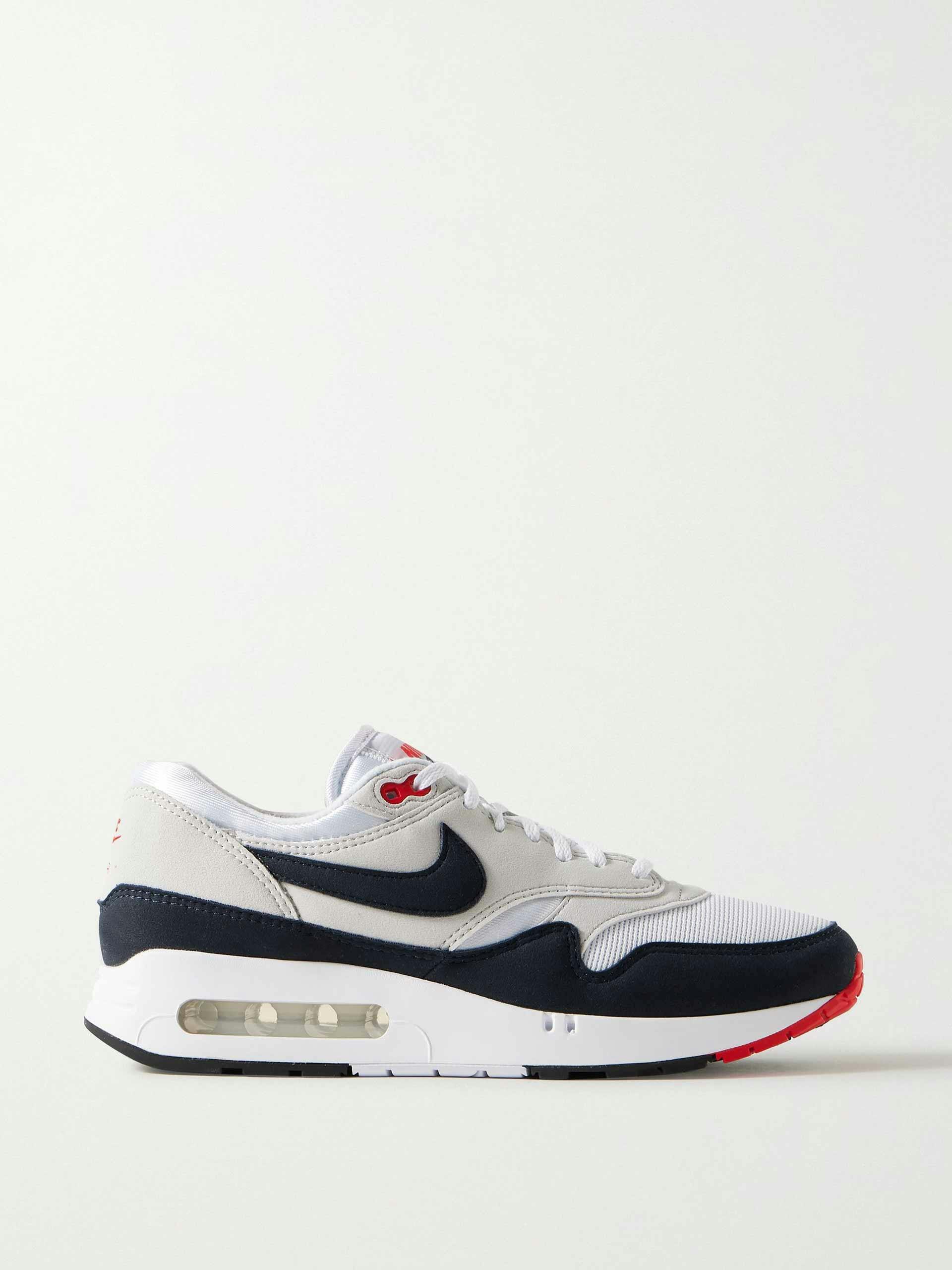 Air Max 86 big bubble suede and mesh sneakers