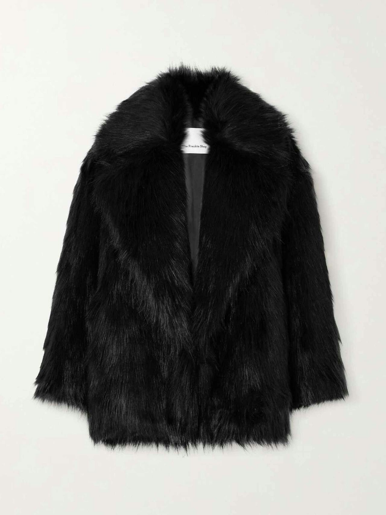 Fallon oversized faux fur coat