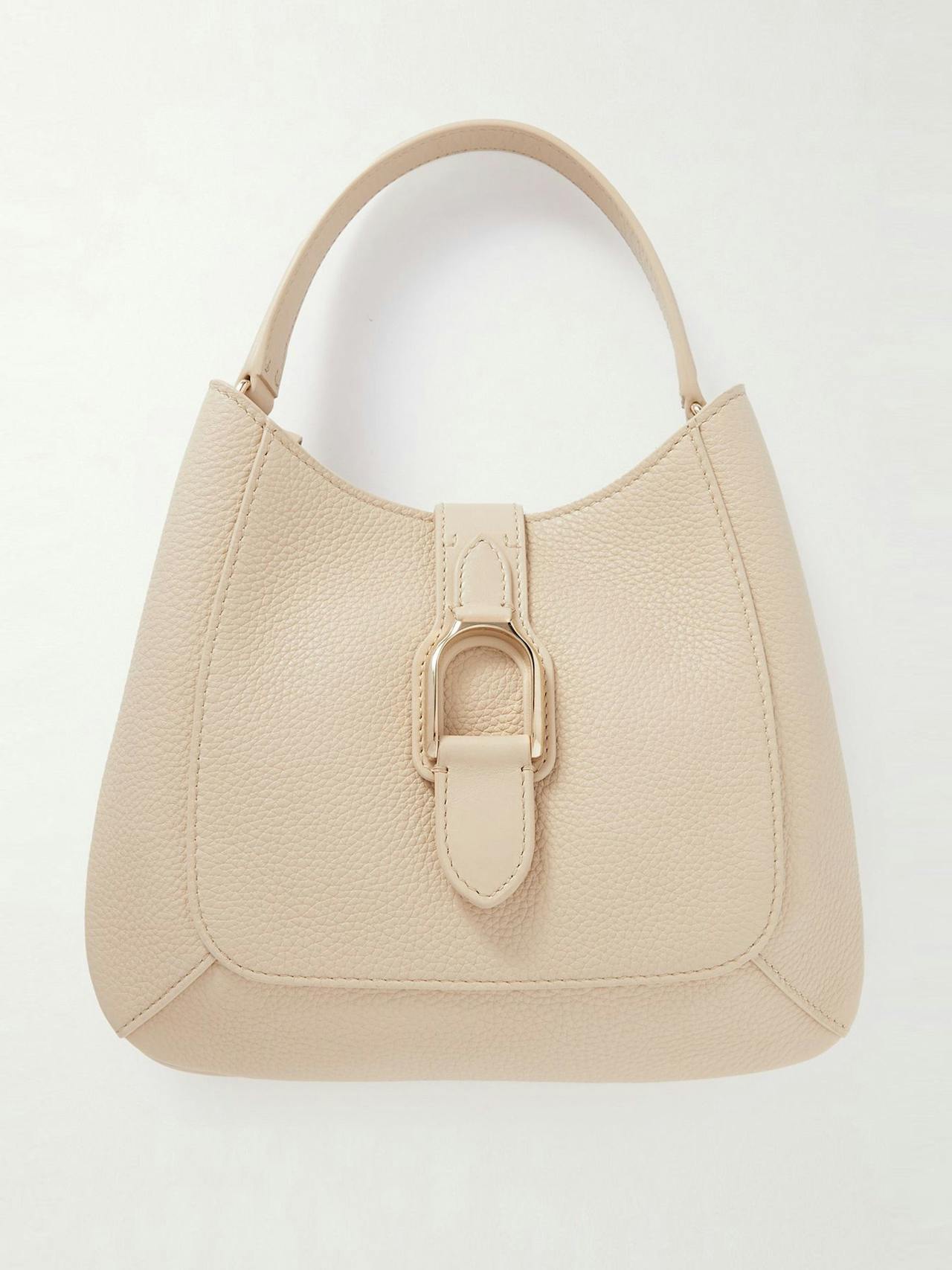 Welington mini textured-leather shoulder bag