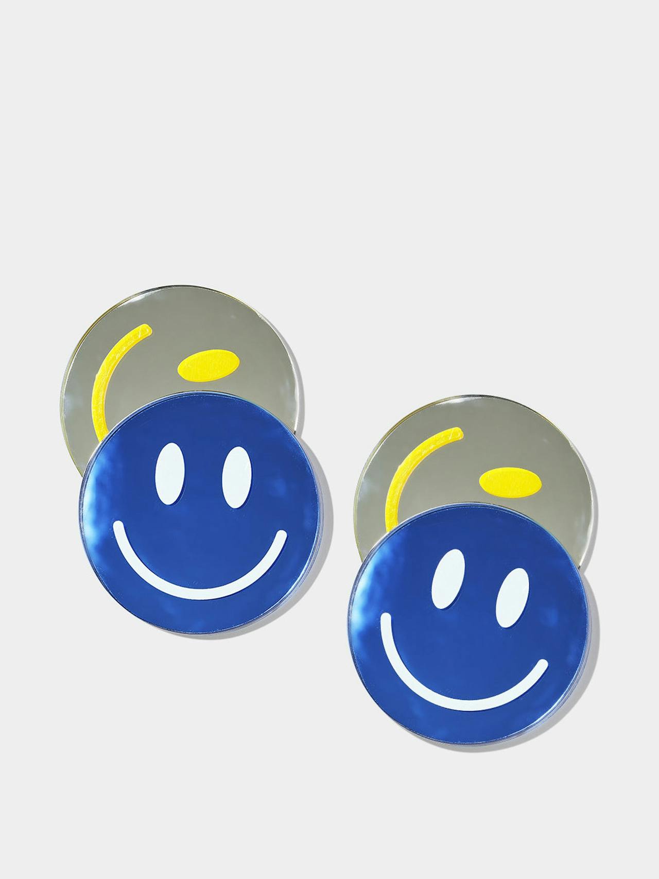 Smiley face coasters