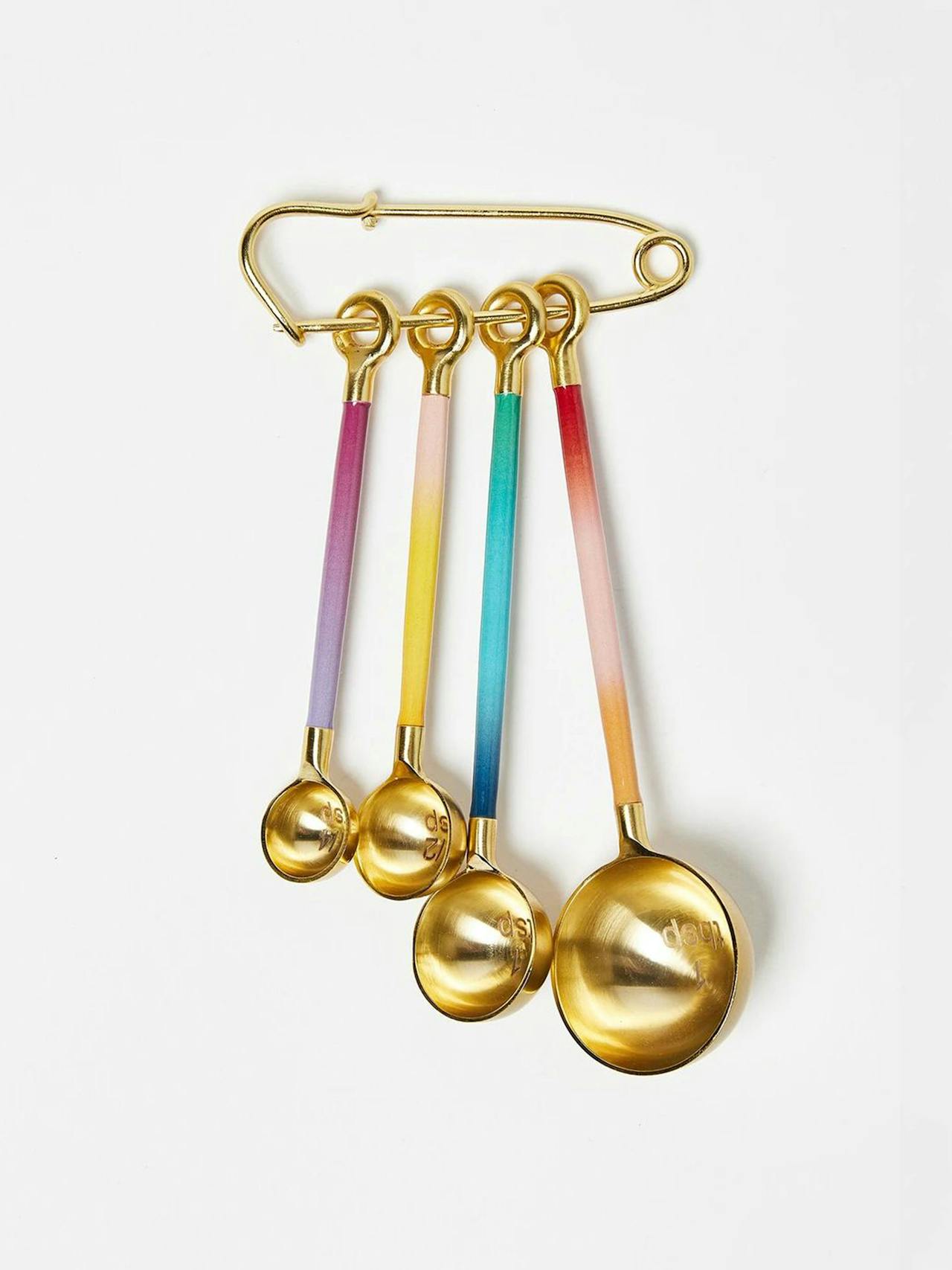 Tresillo ombre gold measuring spoons