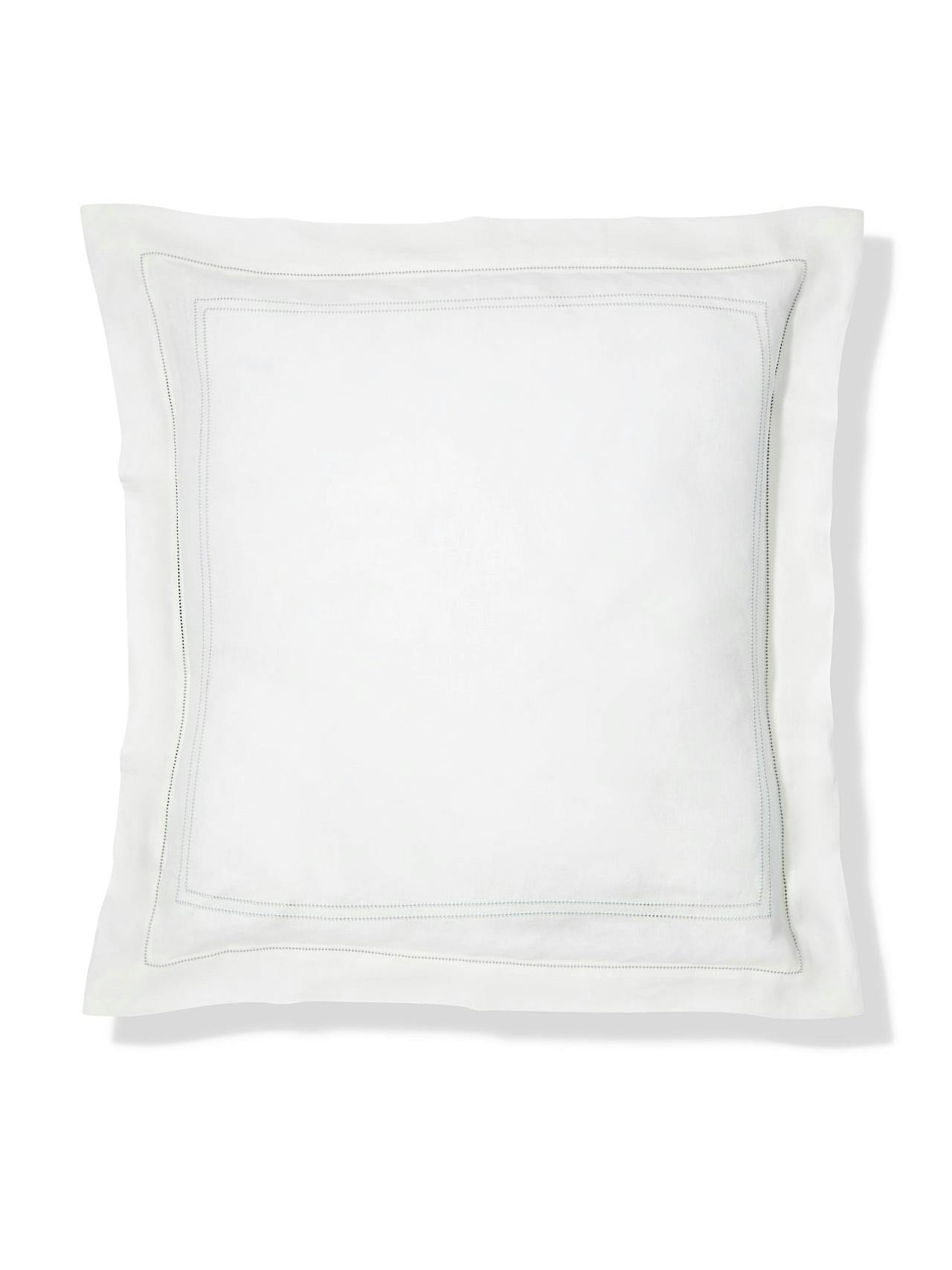 Parma grey hemstitch pillowcase