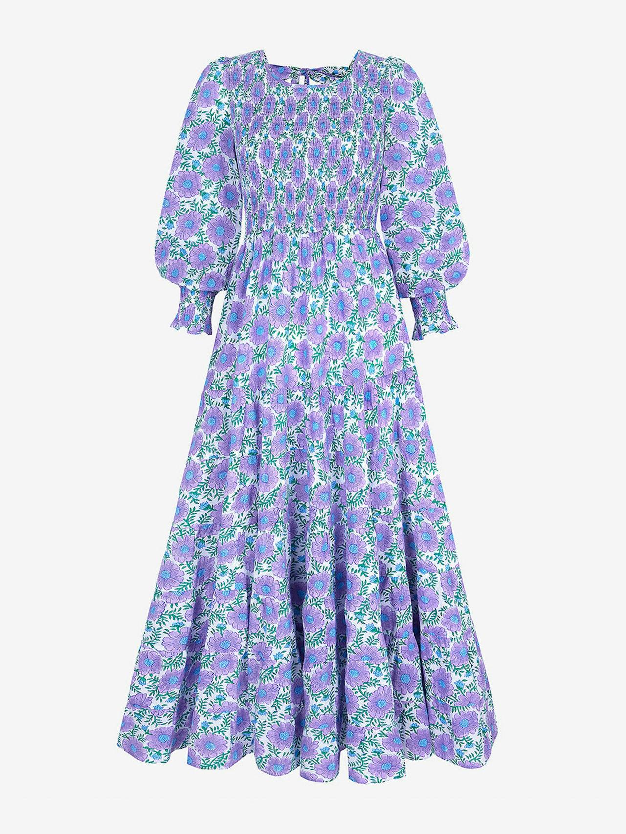 Lilac poppy Abigail dress