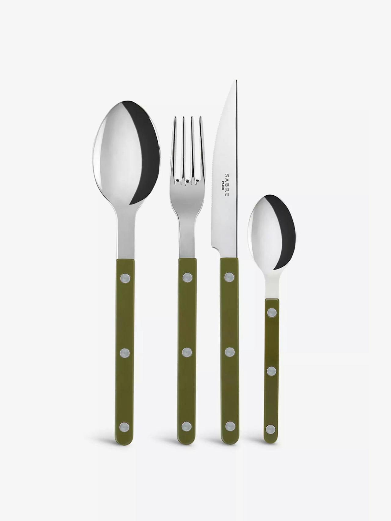 Bistrot stainless-steel cutlery (set of 24)