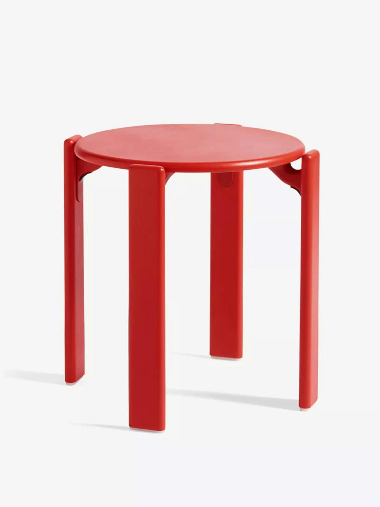Rey stackable wooden stool