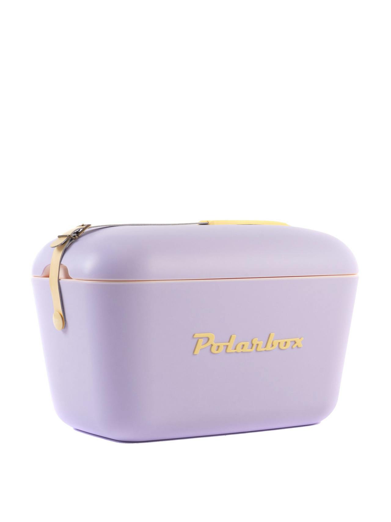 Lilac retro-look insulated cool box
