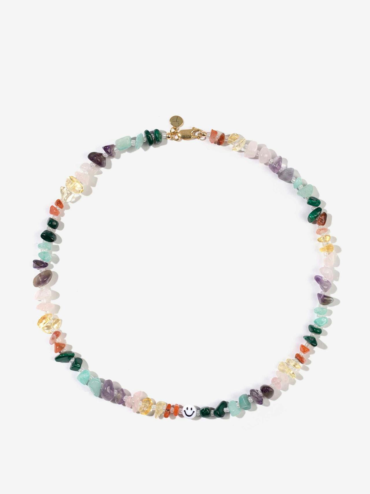 Crystal healing necklace