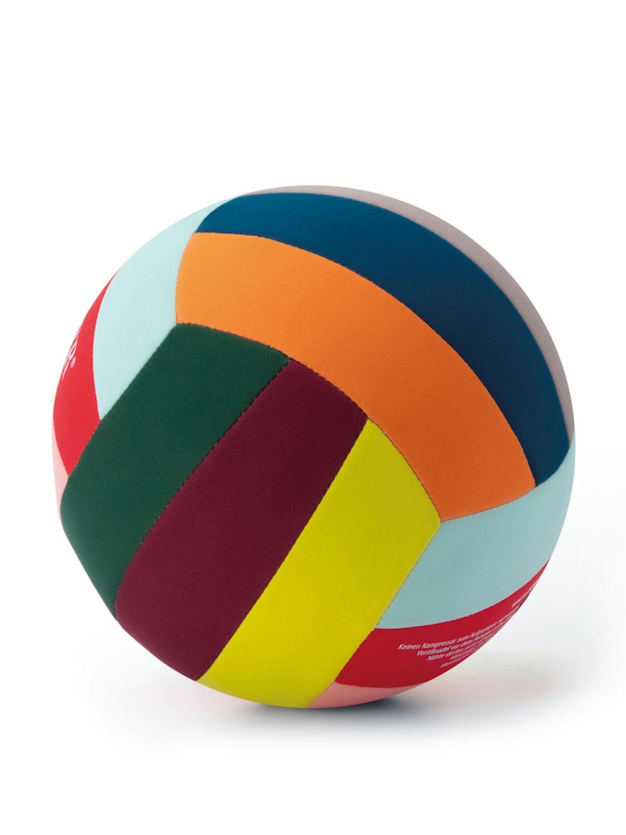Multicoloured neoprene sports ball