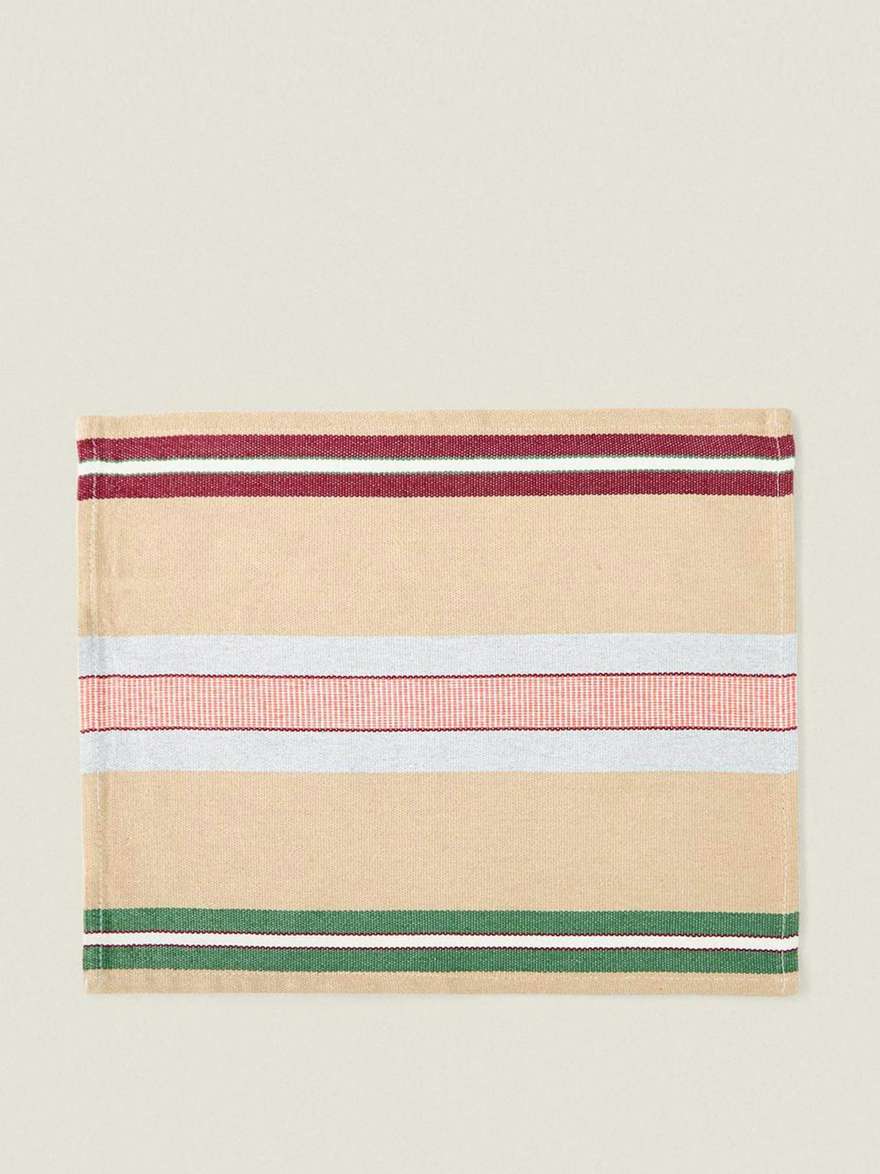 Cotton striped placemats (set of 2)