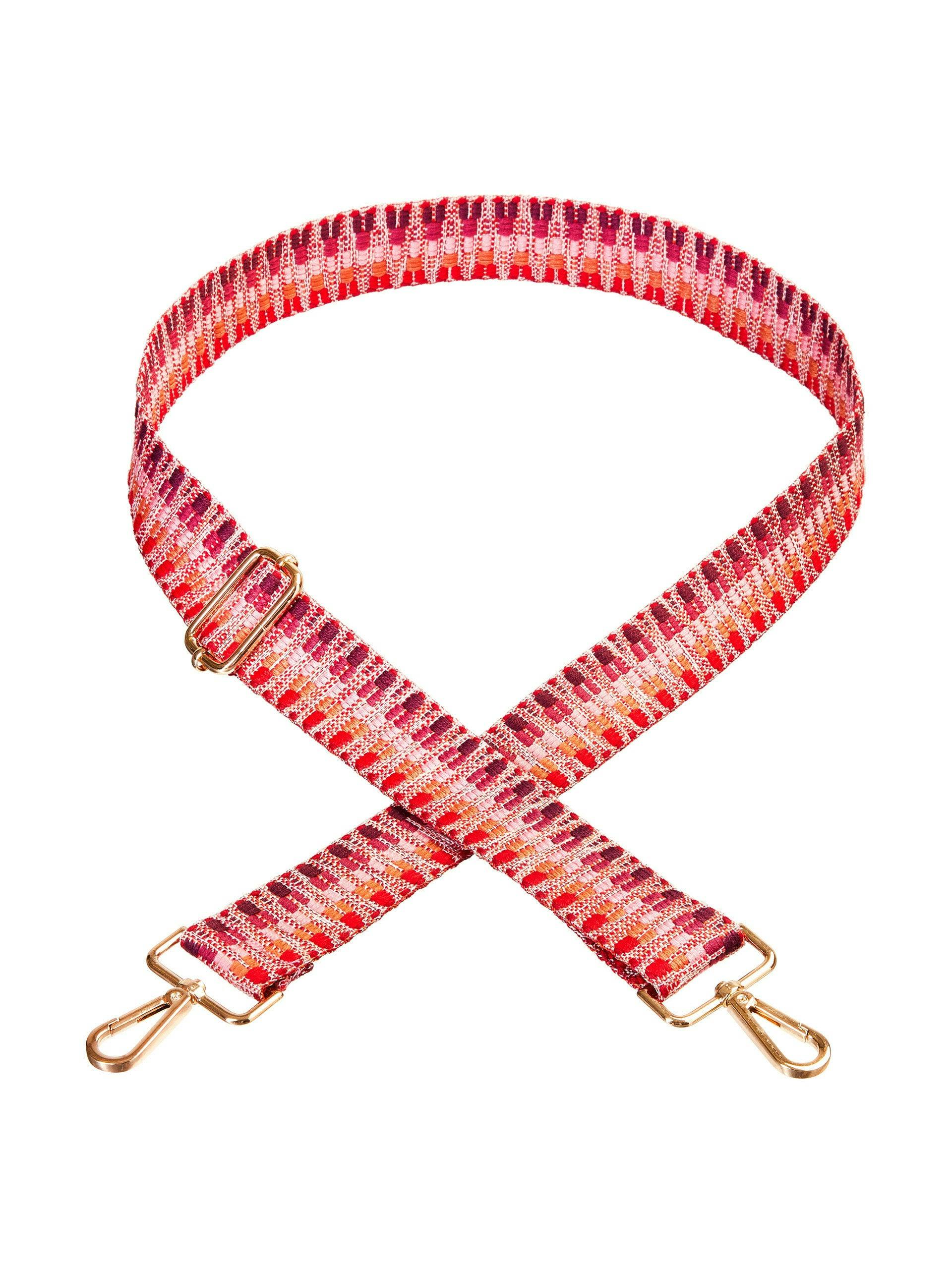 Pink patterned strap