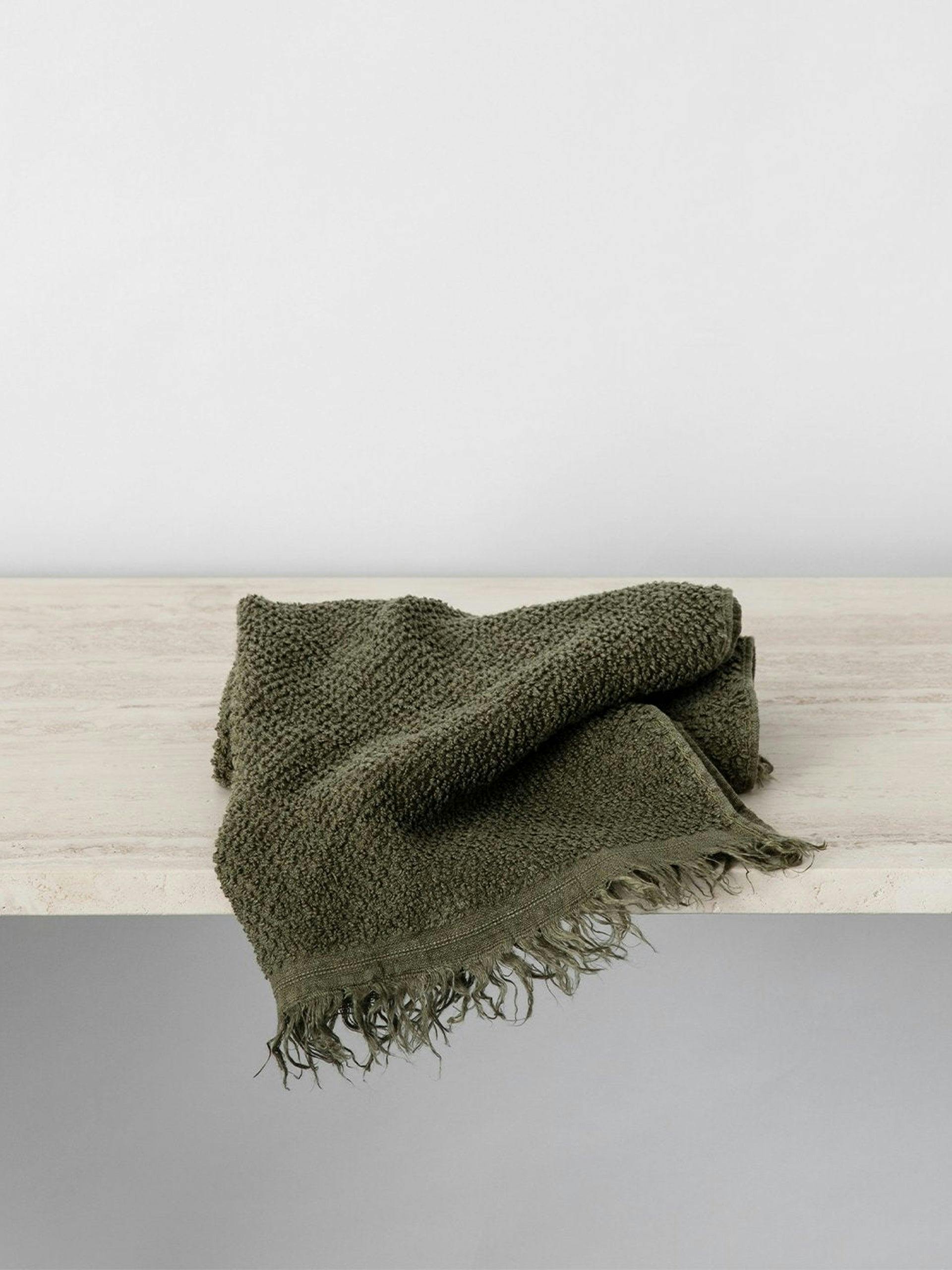 Forest pure linen hand towel