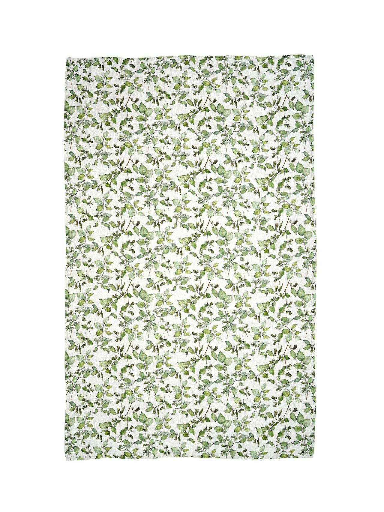 Oak Leaf Linen Table Cloth