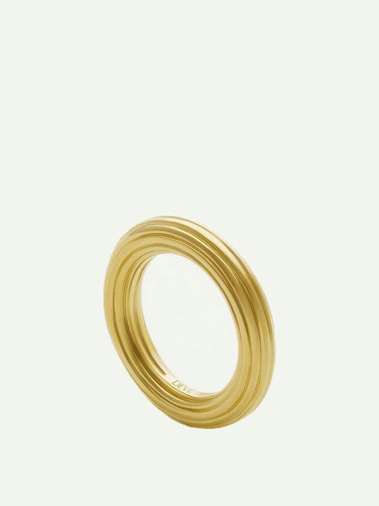 Gold ondulations Ring