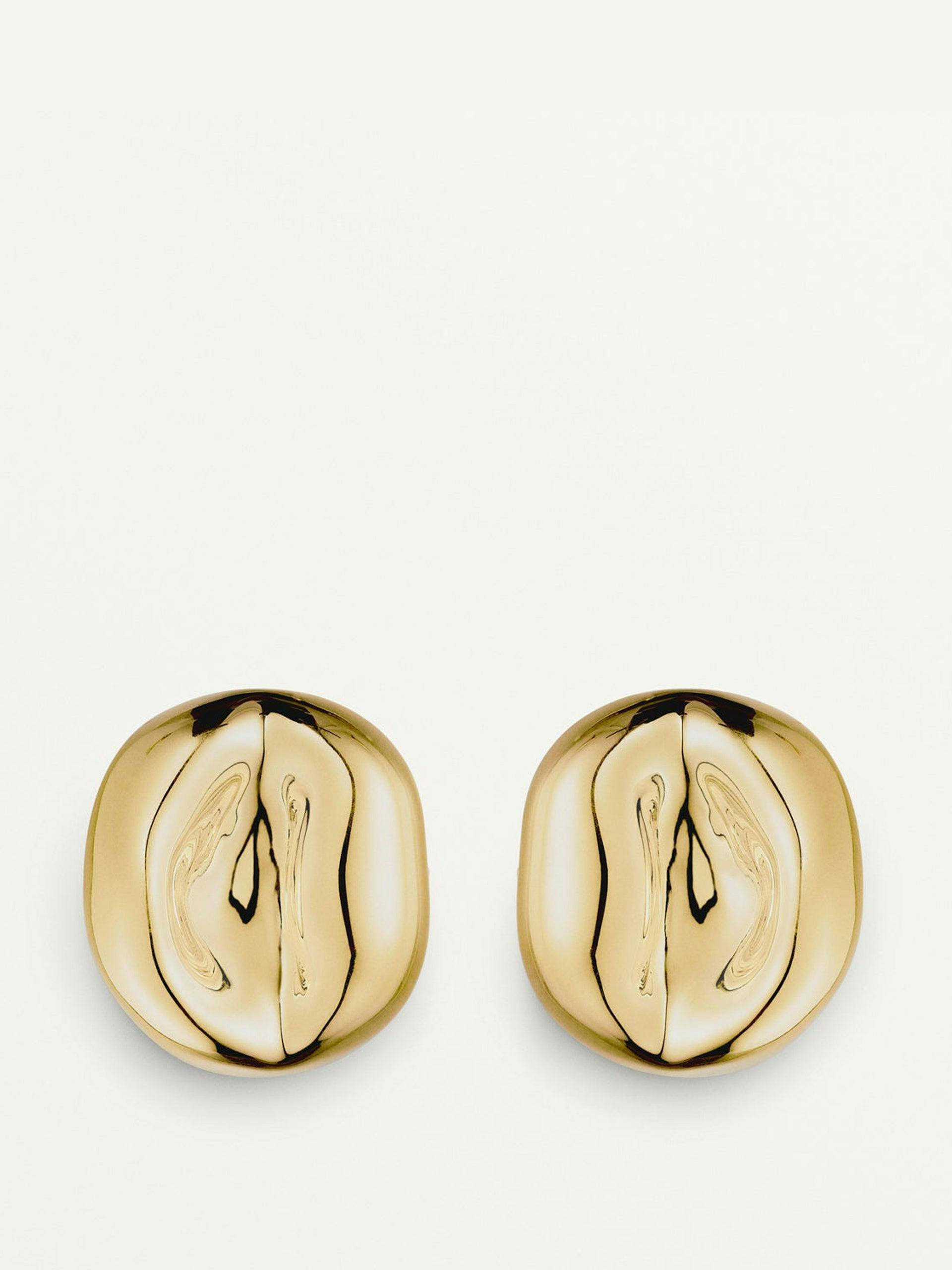 18kt gold vermeil stud earrings