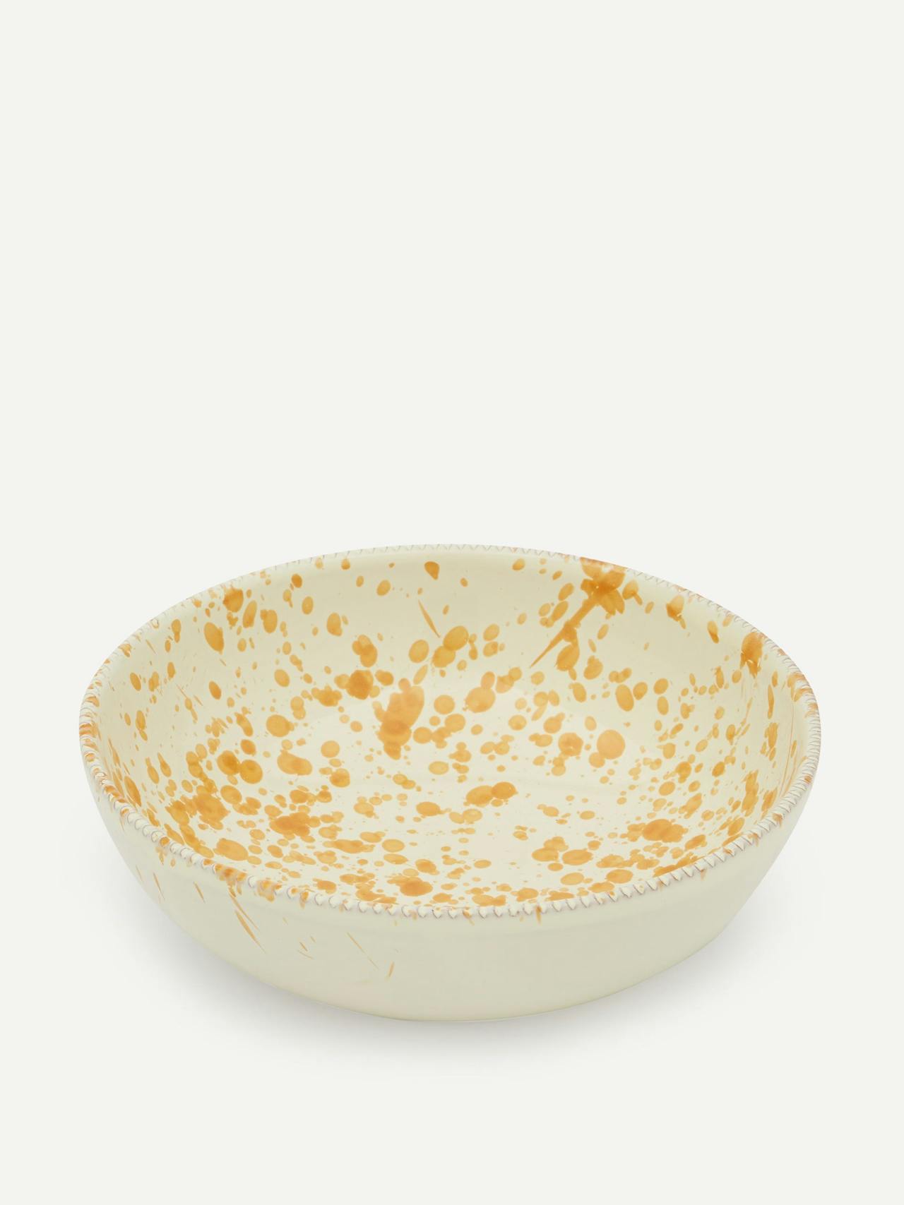 Pasta bowl in burnt orange