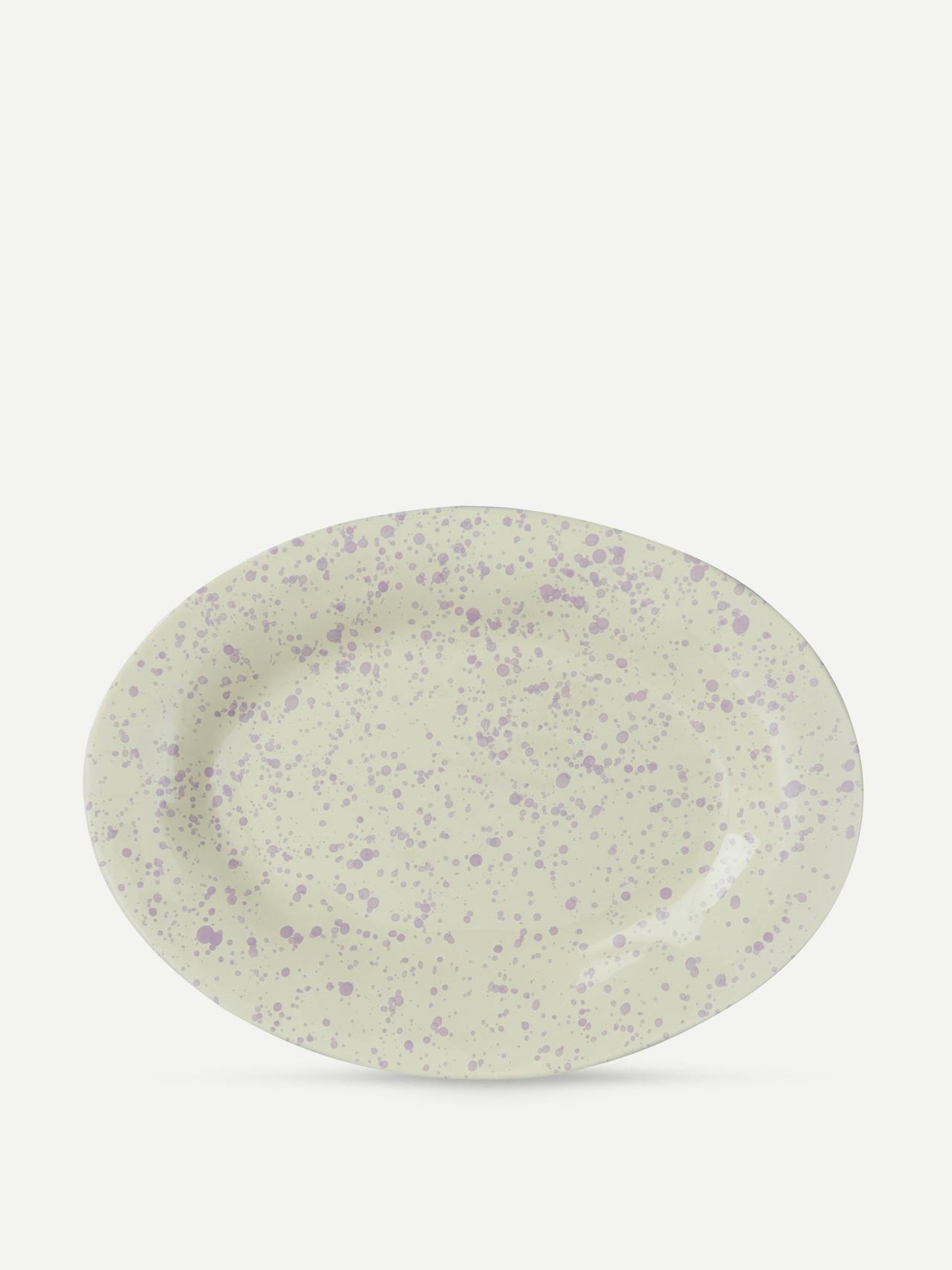 Serving platter in lilac