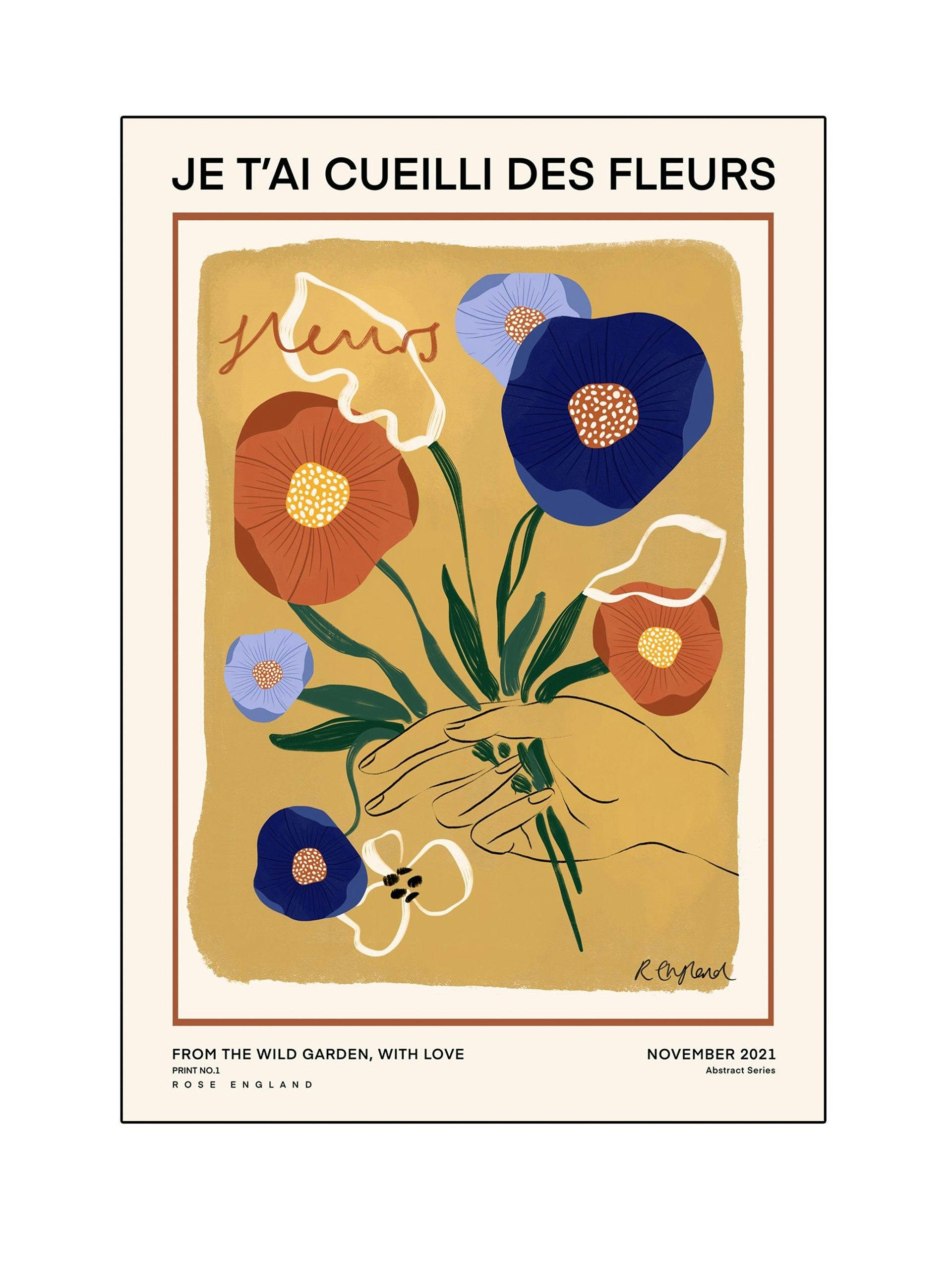 Fine art giclée print | 'I Picked You Some Flowers'
