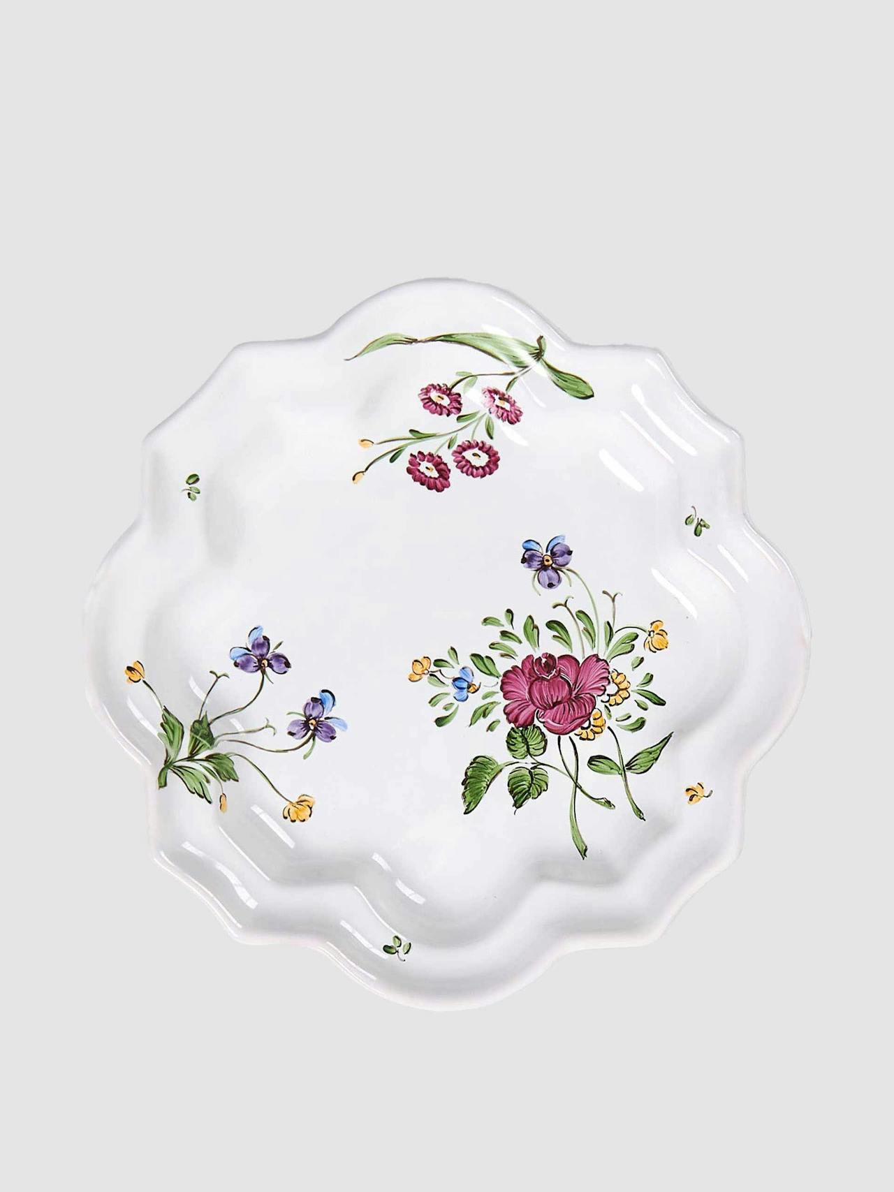 Picardie Drageoir floral dinner plate