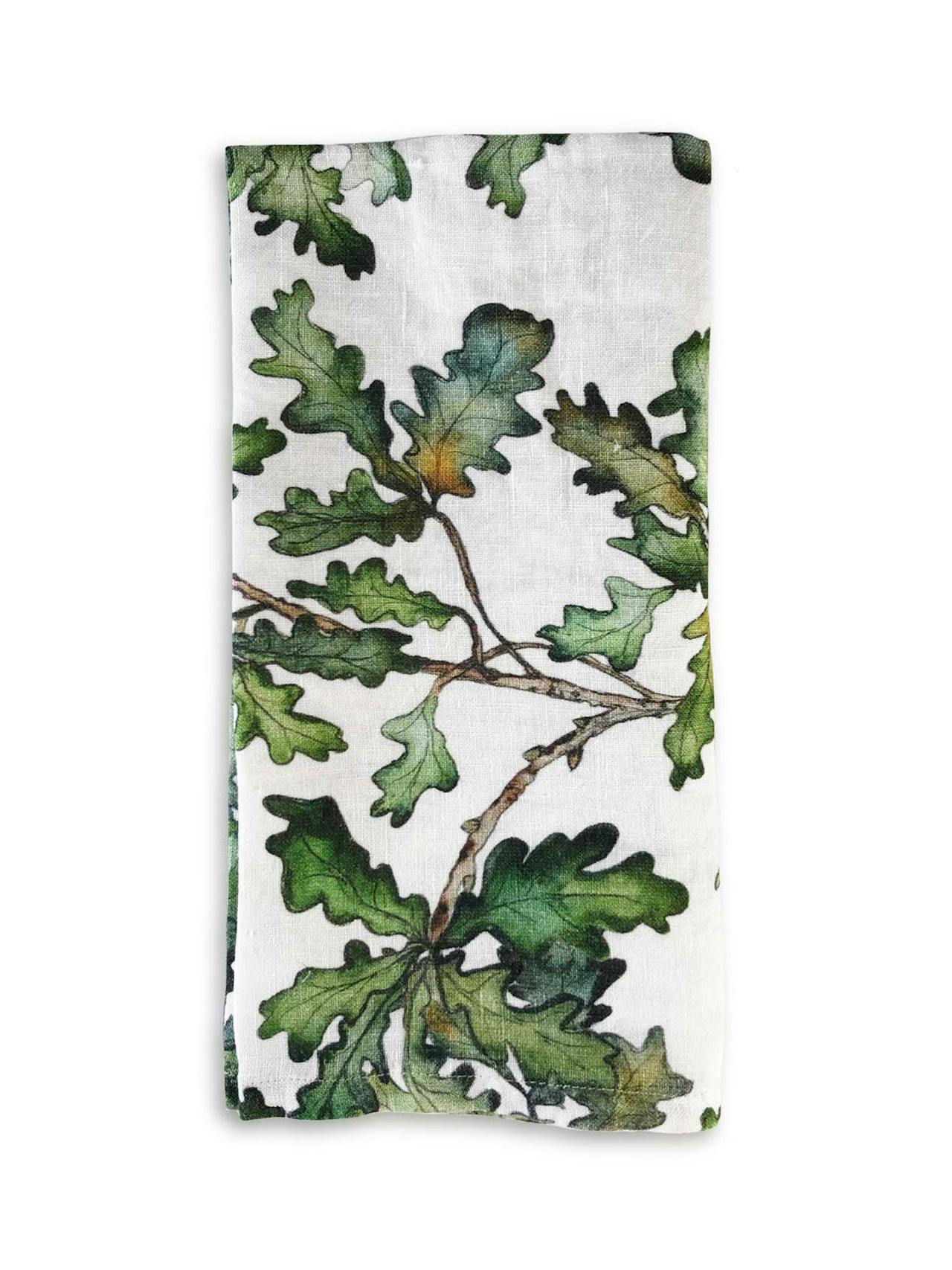 Oak Leaf Linen Napkin