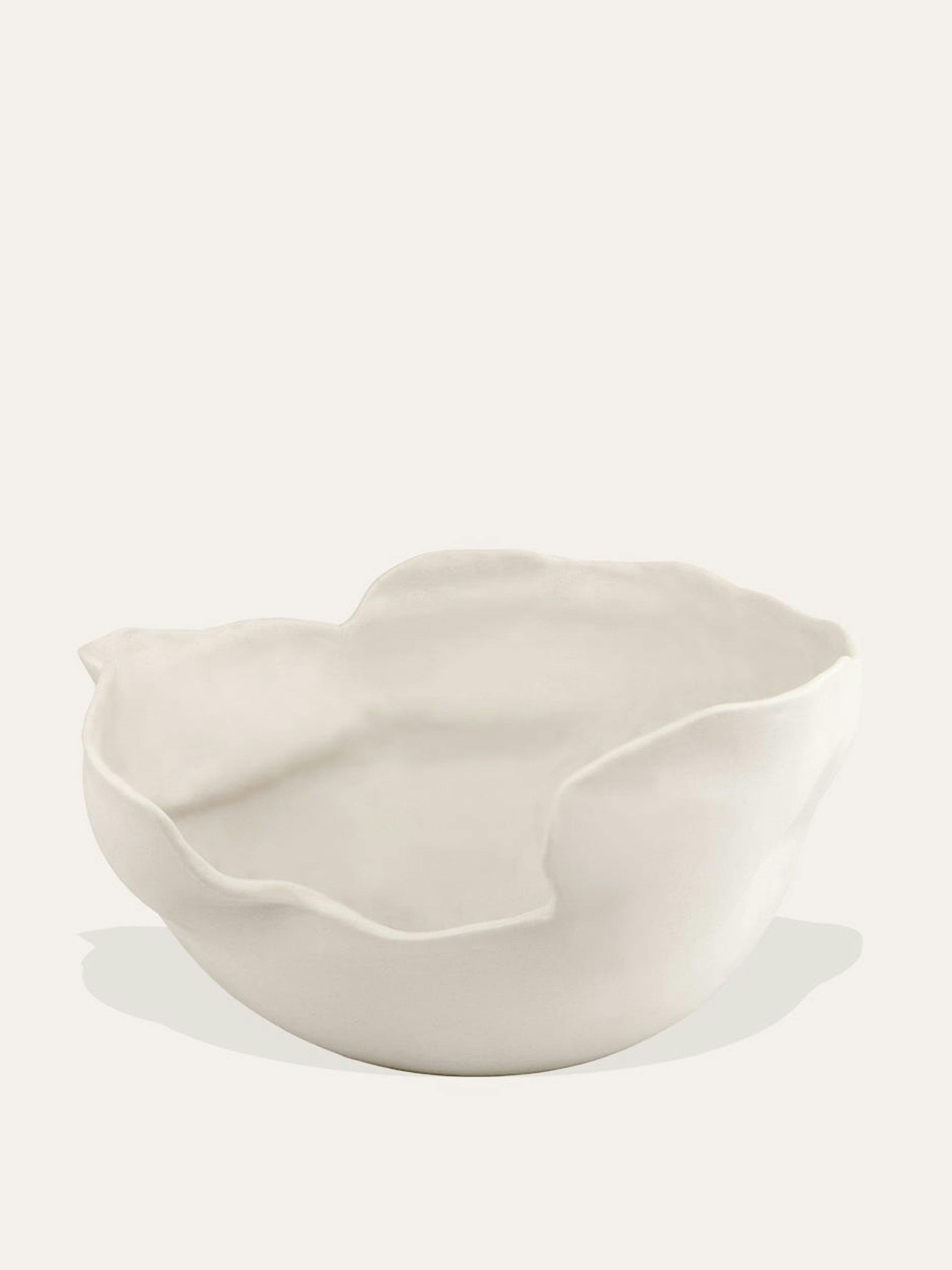 "Fruit Bowl" vessel in matte white