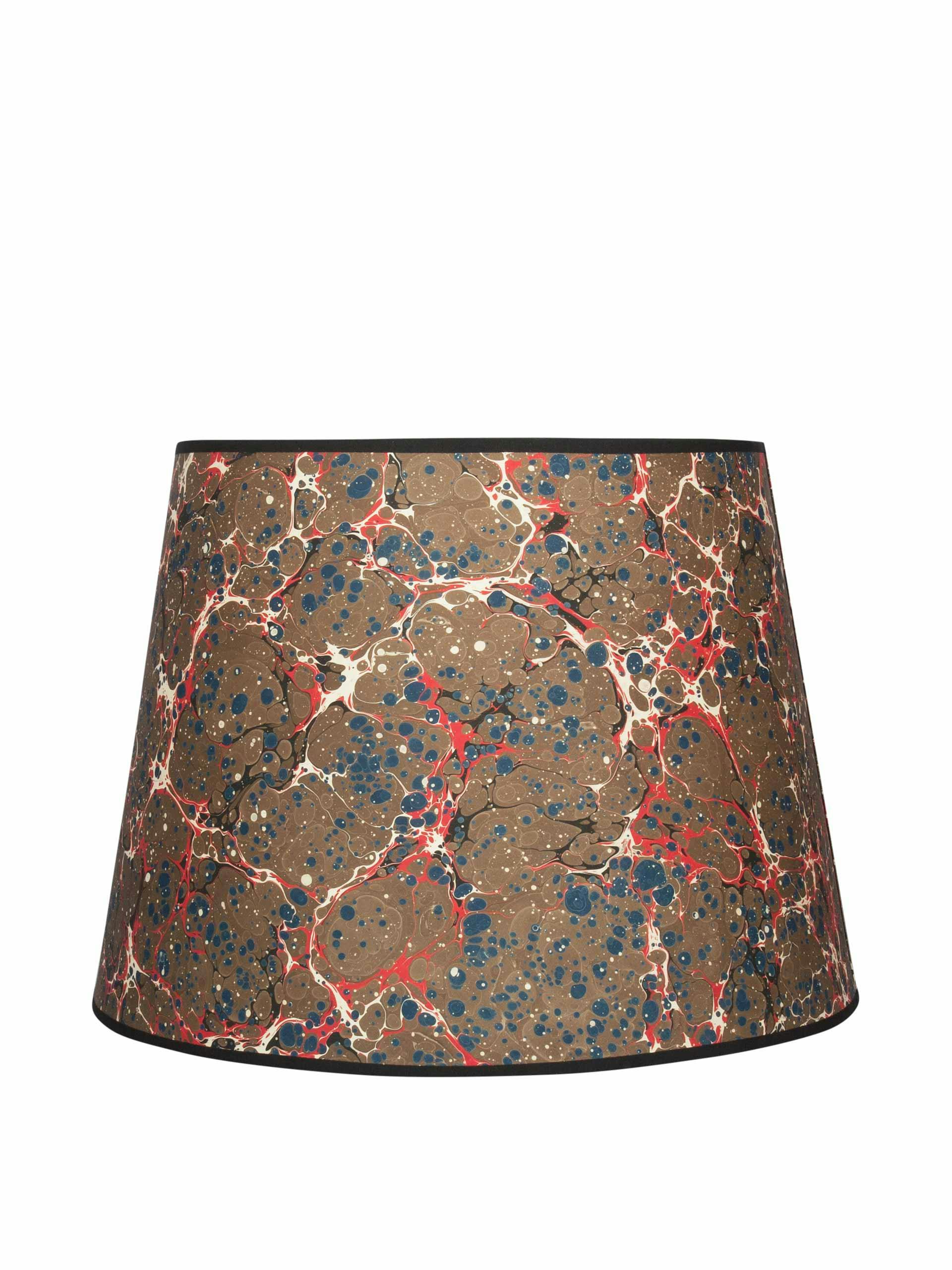 Light brown marbled lampshade
