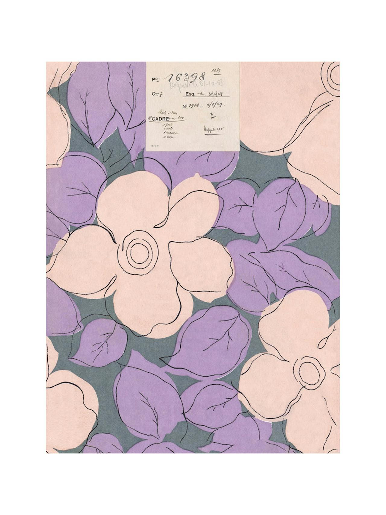 No.062 'Petals' vintage archive poster print
