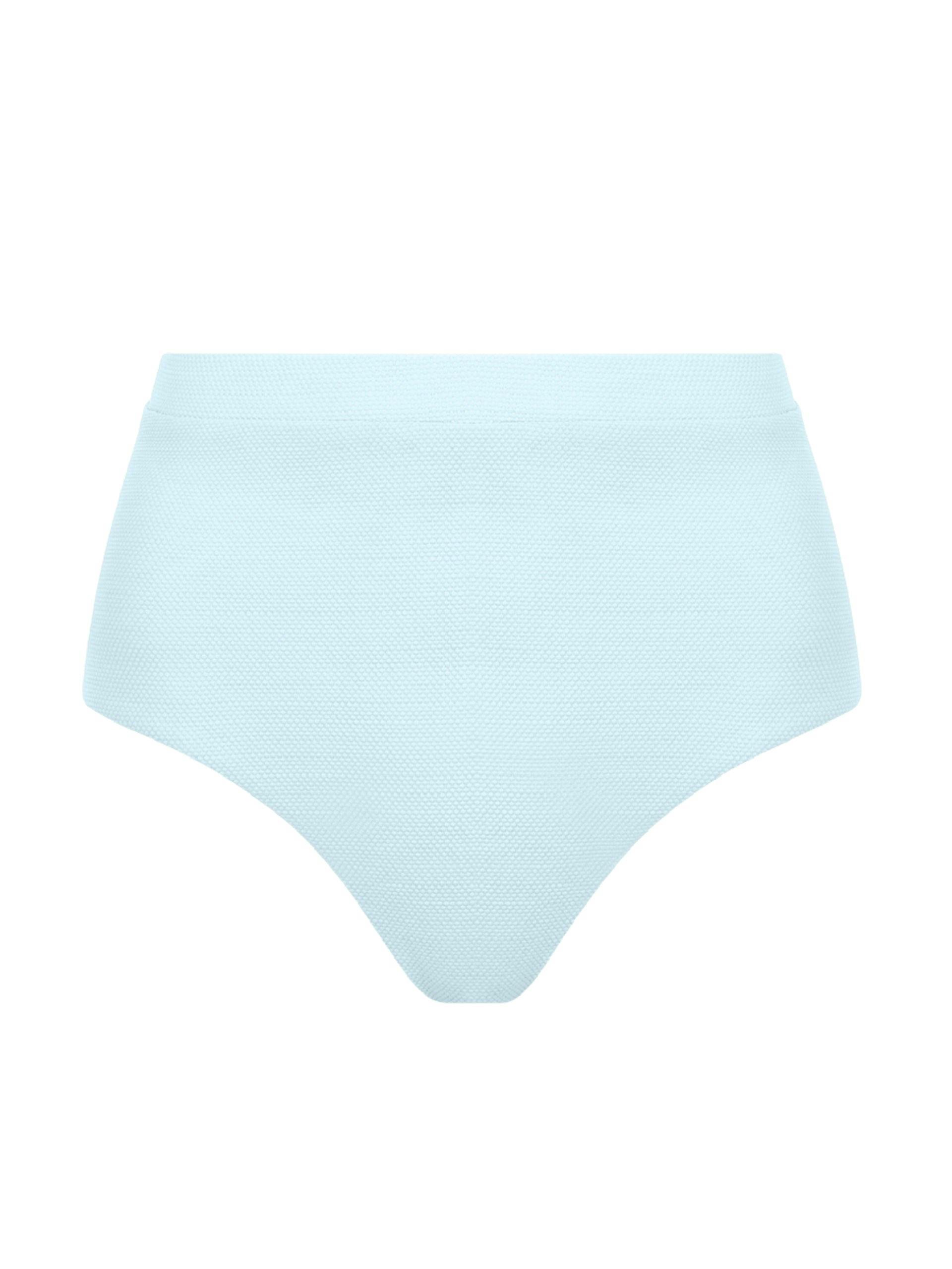 Sky blue Lucinda high-waisted bikini bottom