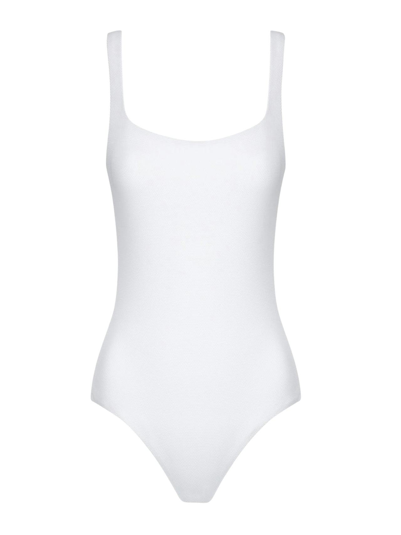 White Poppy scooped swimsuit