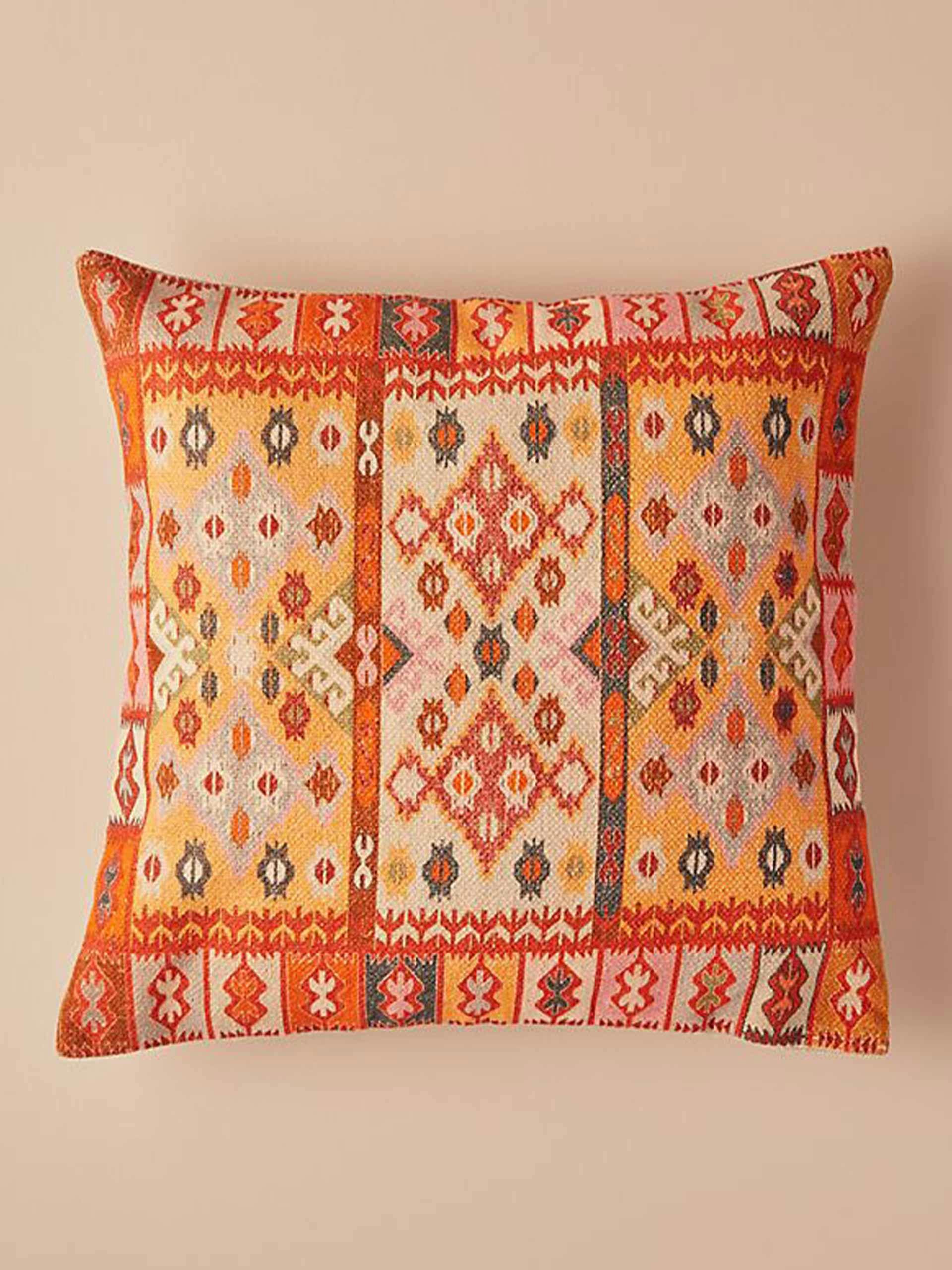 Tribal print cushion
