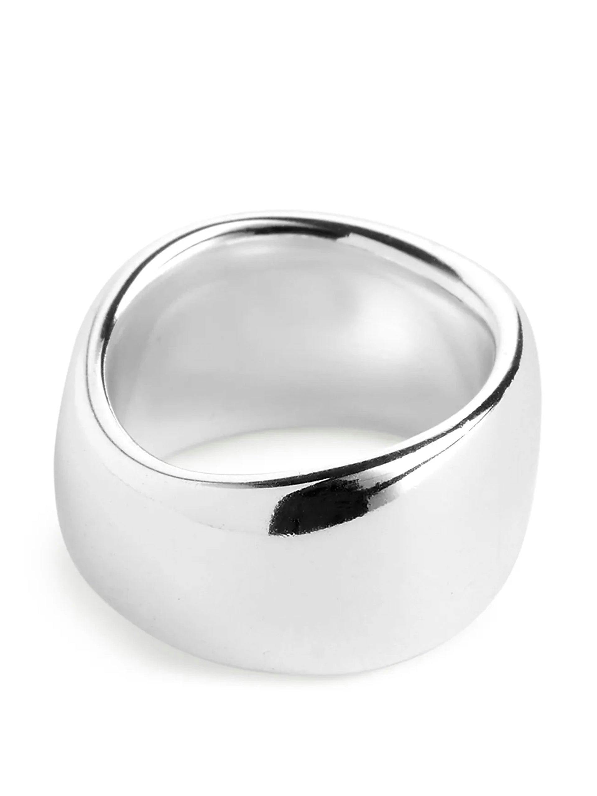 Silver-plated ring