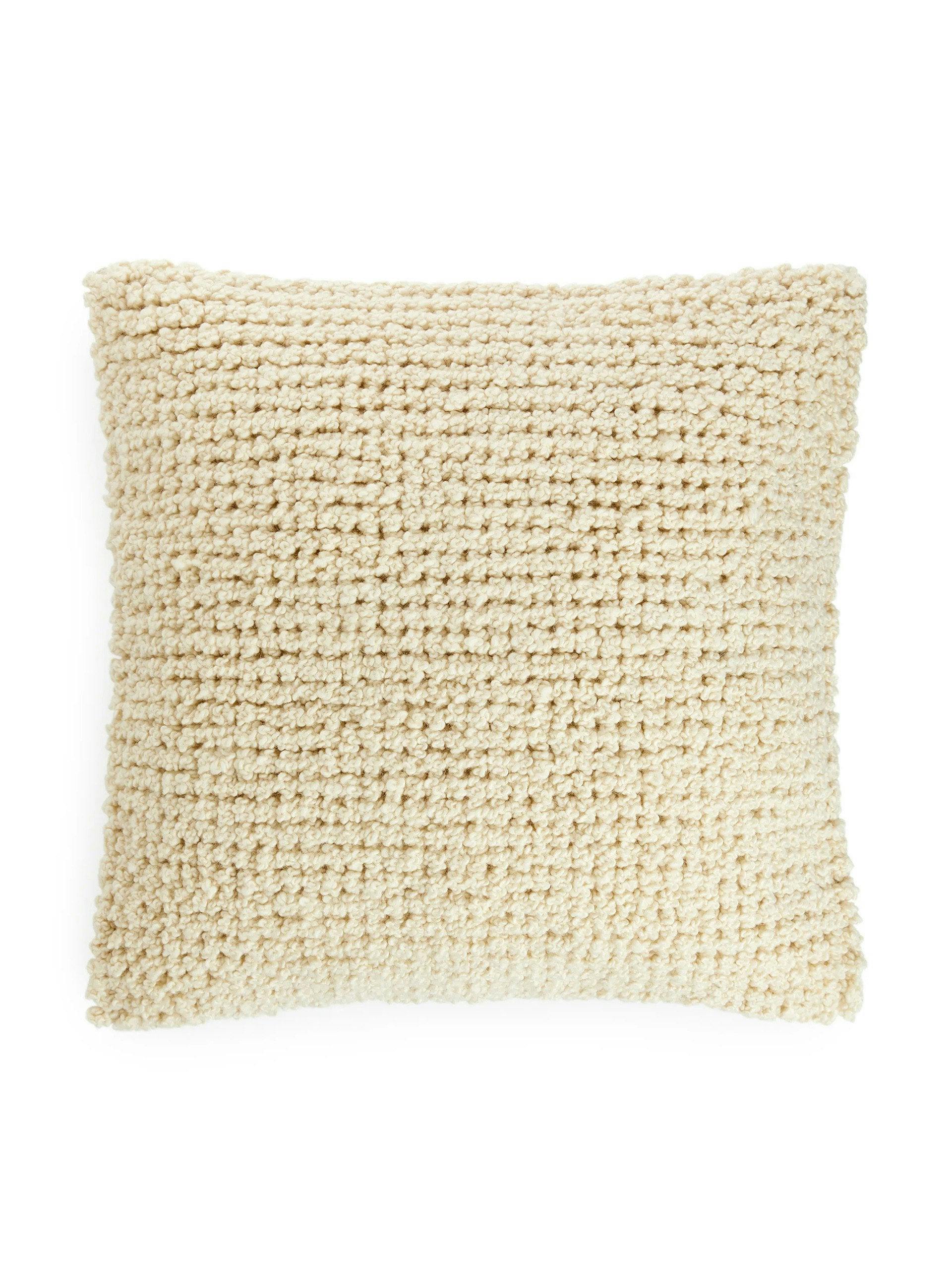 Wool and linen cushion cover