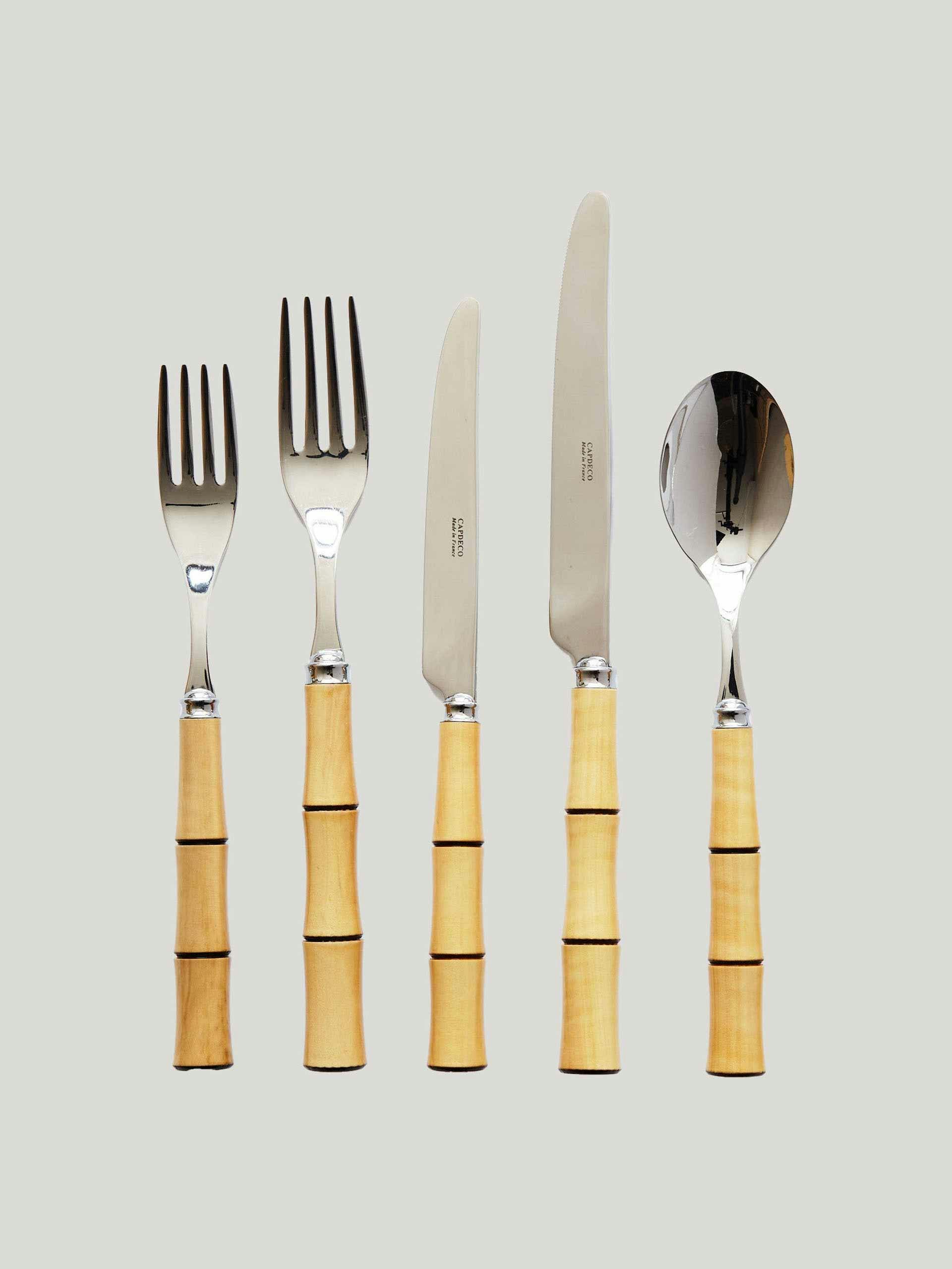 Bamboo cutlery 5 piece set