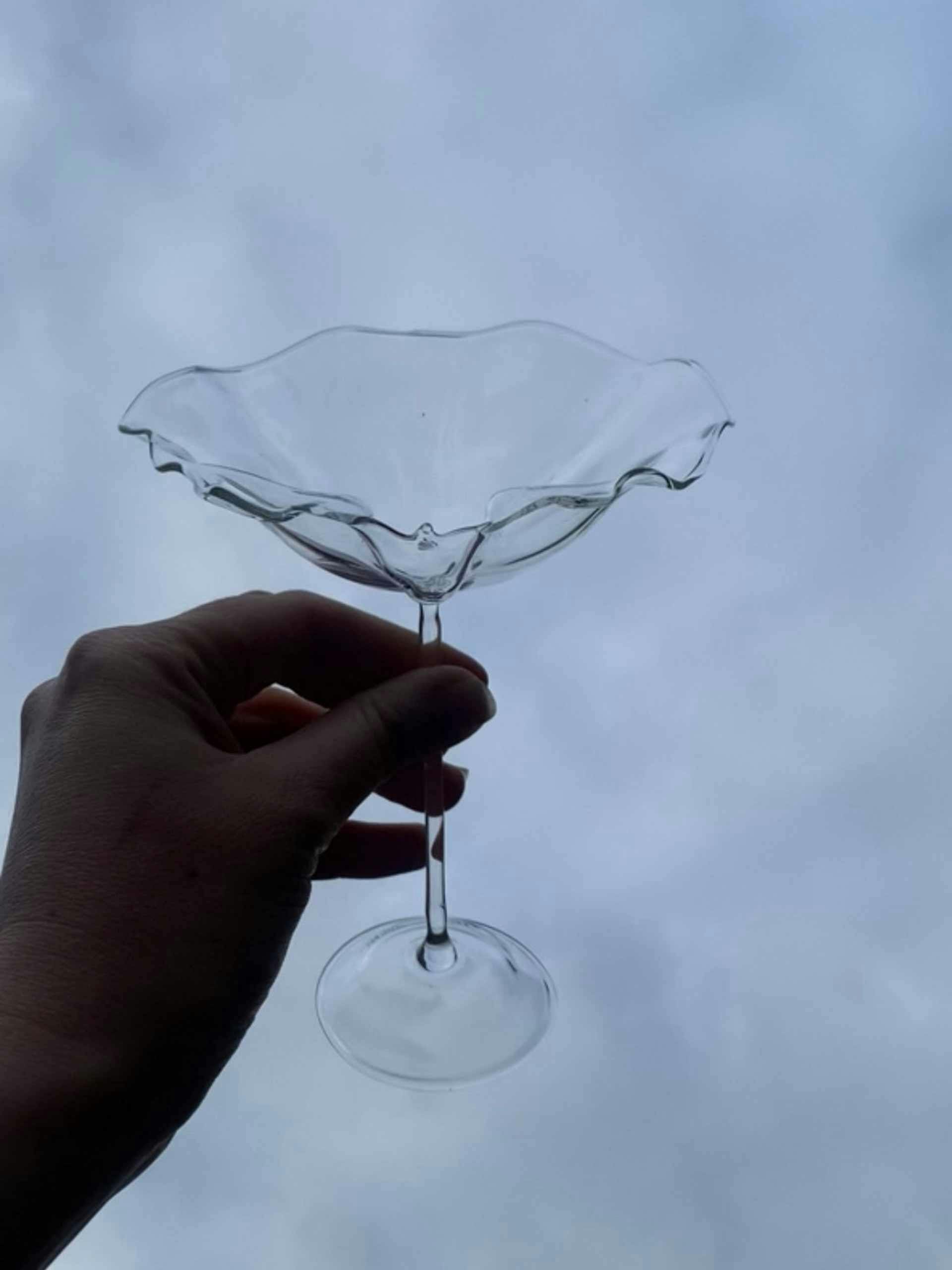 Handmade champagne coupe