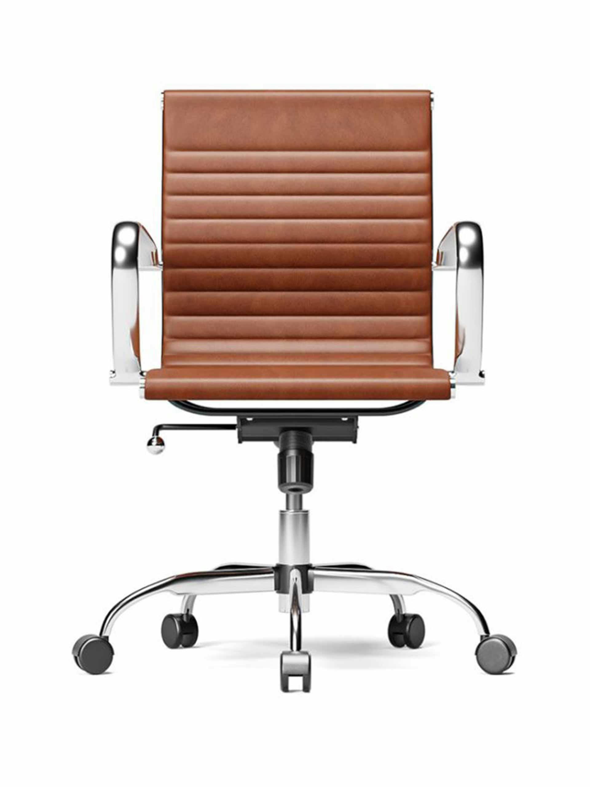 Leather adjustable office chair